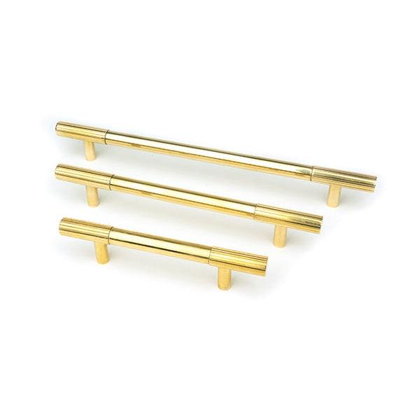 Polished Brass Judd Pull Handle - Medium | From The Anvil-Pull Handles-Yester Home