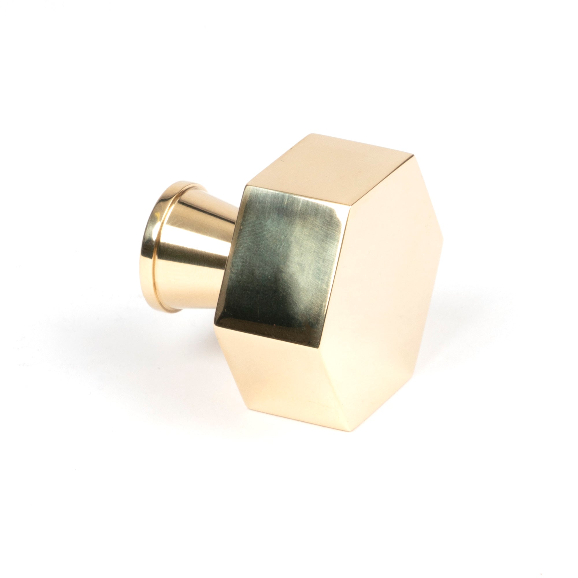 Polished Brass Kahlo Cabinet Knob - 38mm | From The Anvil-Cabinet Knobs-Yester Home