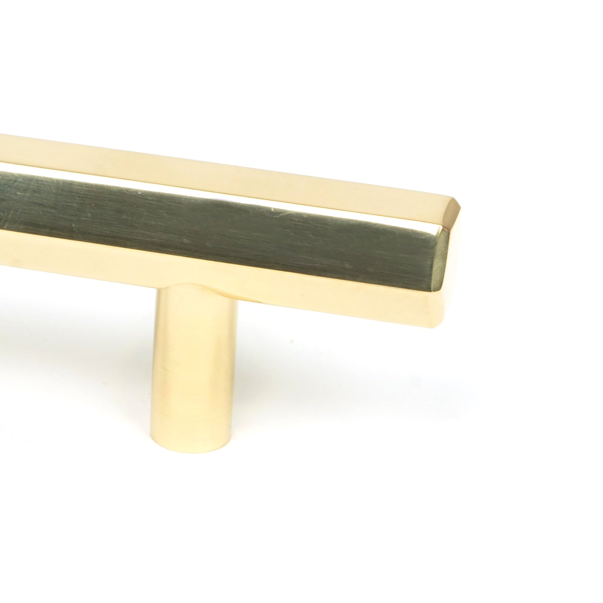 Polished Brass Kahlo Pull Handle - Medium | From The Anvil-Pull Handles-Yester Home