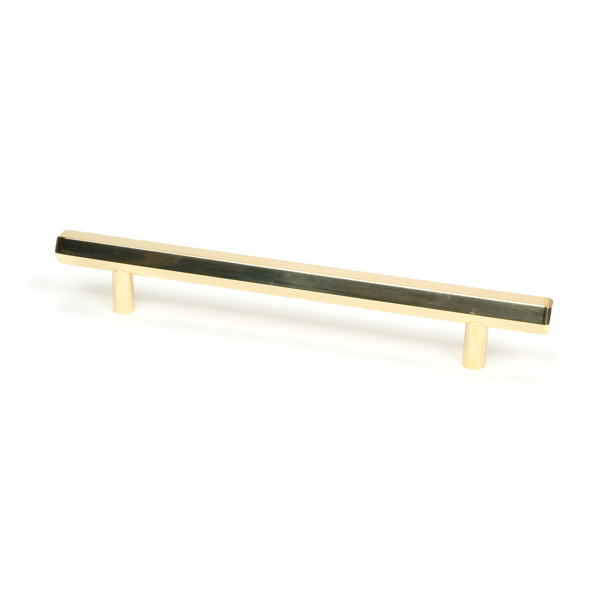 Polished Brass Kahlo Pull Handle - Medium | From The Anvil-Pull Handles-Yester Home