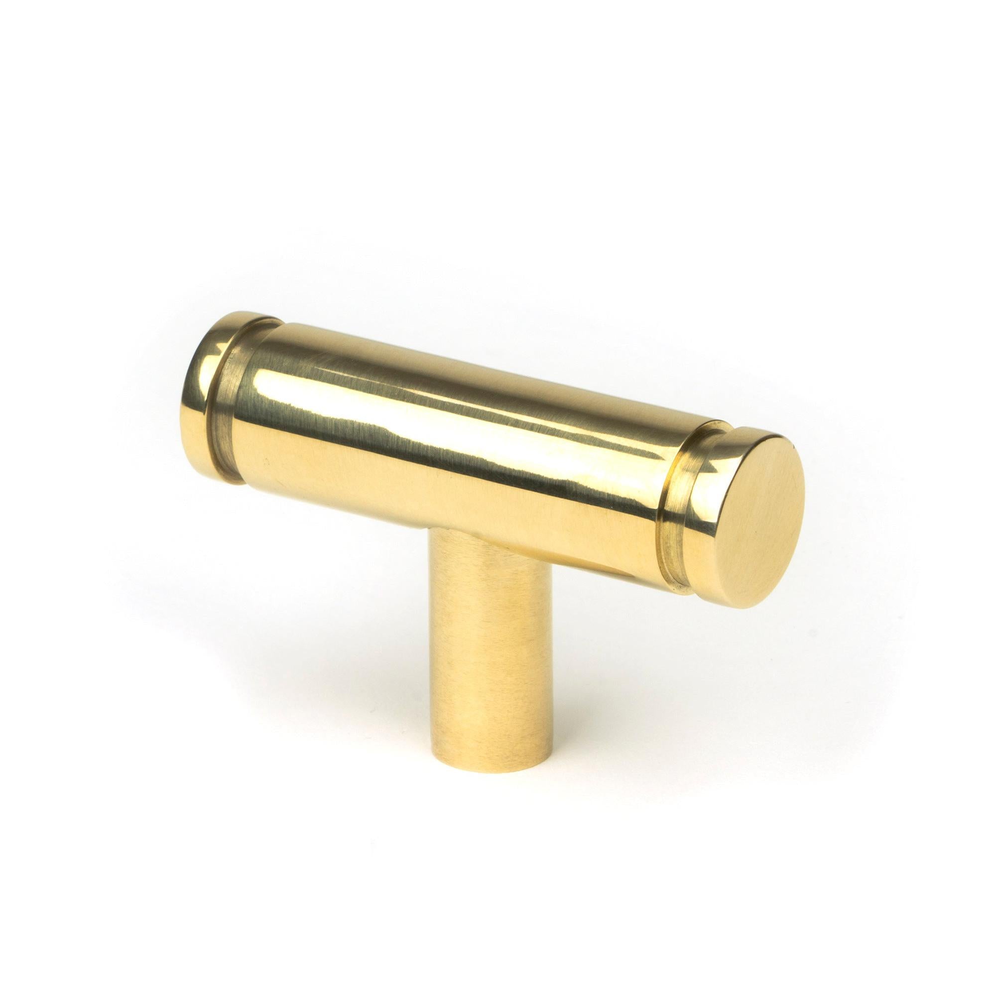 Polished Brass Kelso T-Bar | From The Anvil - Cabinet Knobs - From The Anvil - Yester Home