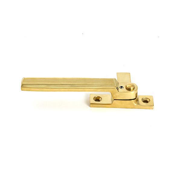 Polished Brass Locking Art Deco Fastener - RH - Locking Fasteners - From The Anvil - Yester Home