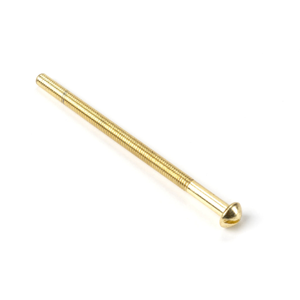 Polished Brass M5 x 90mm Male Bolt (1) | From The Anvil-Screws & Bolts-Yester Home