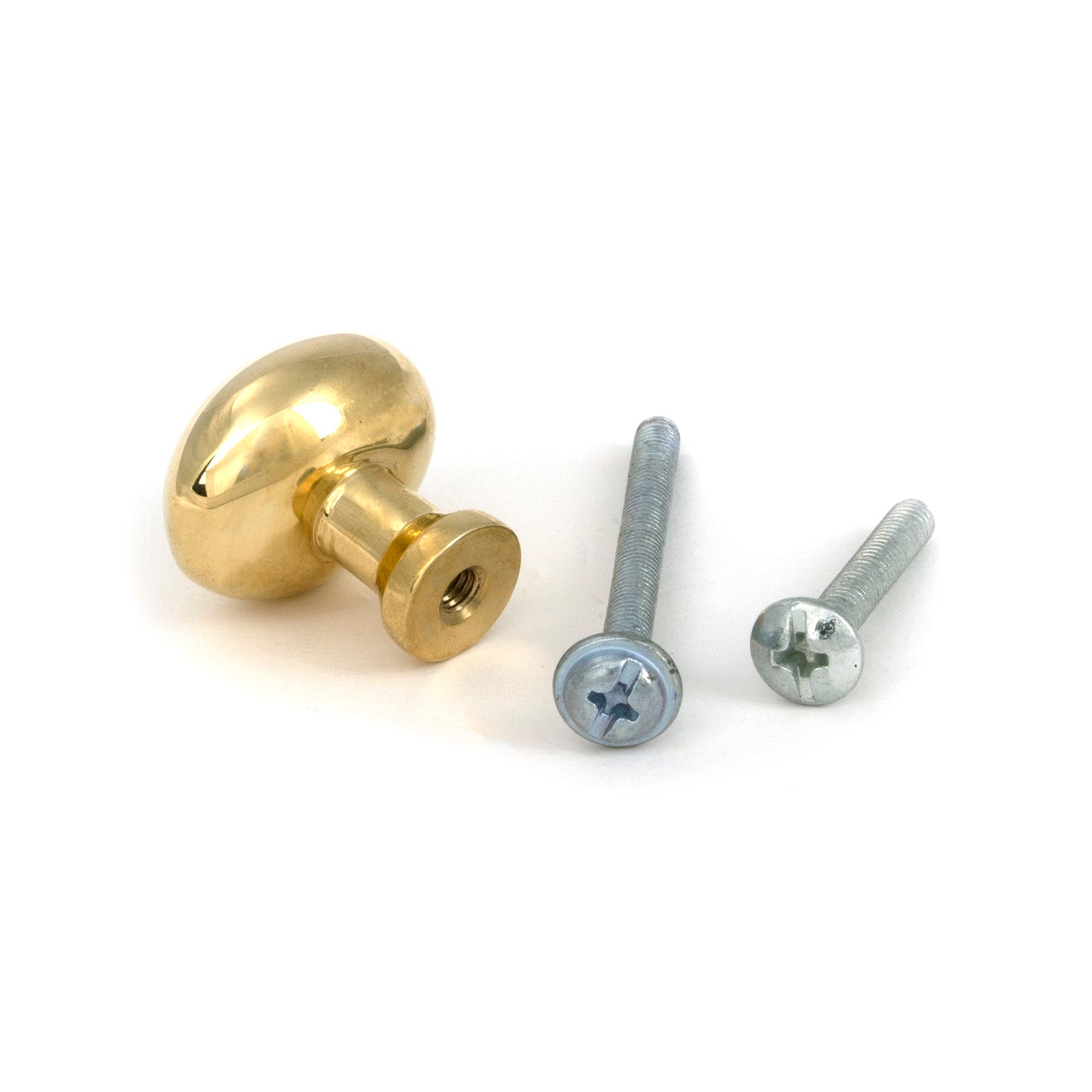 Polished Brass Moore Cabinet Knob - 25mm - Cabinet Knobs - From The Anvil - Yester Home