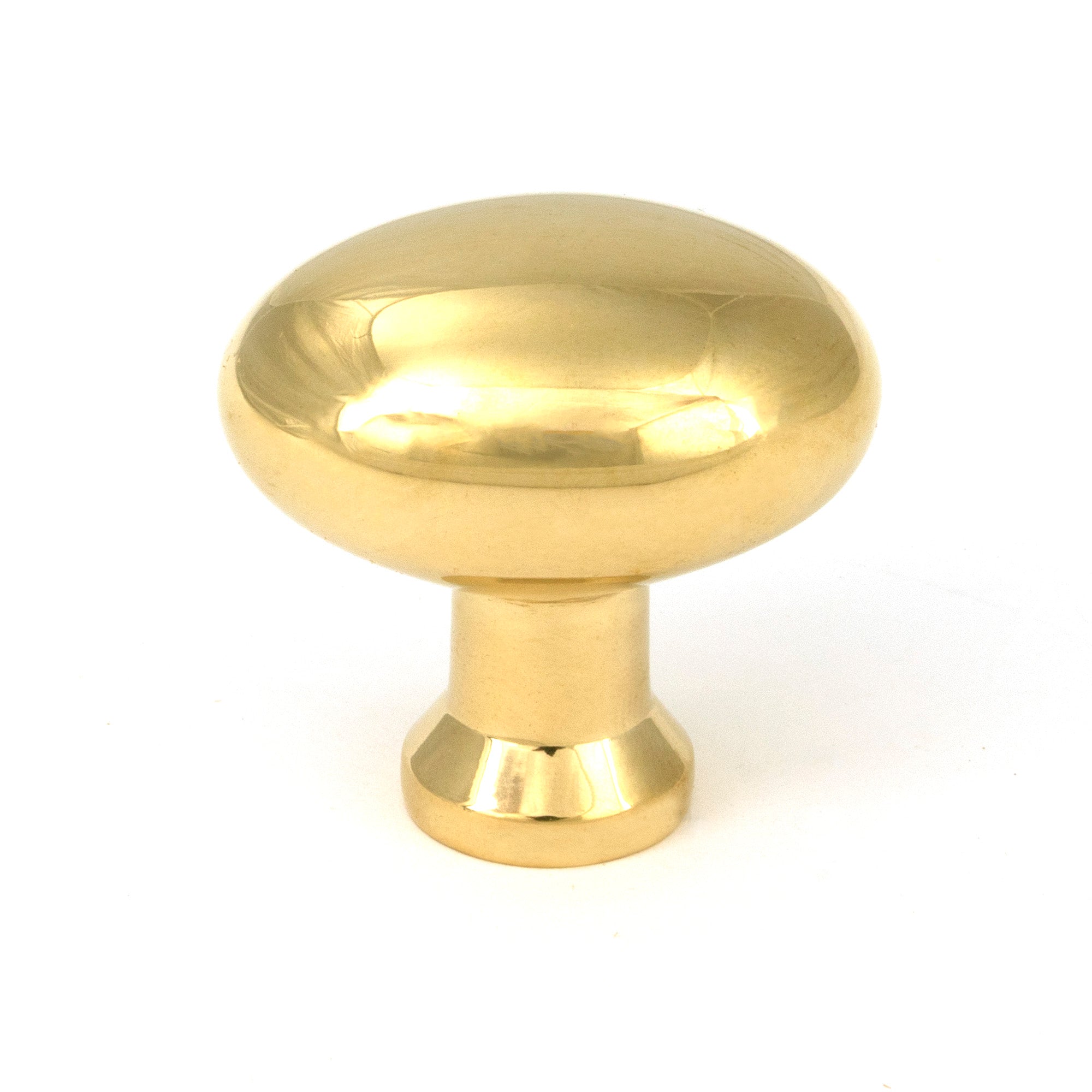 Polished Brass Moore Cabinet Knob - 38mm - Cabinet Knobs - From The Anvil - Yester Home