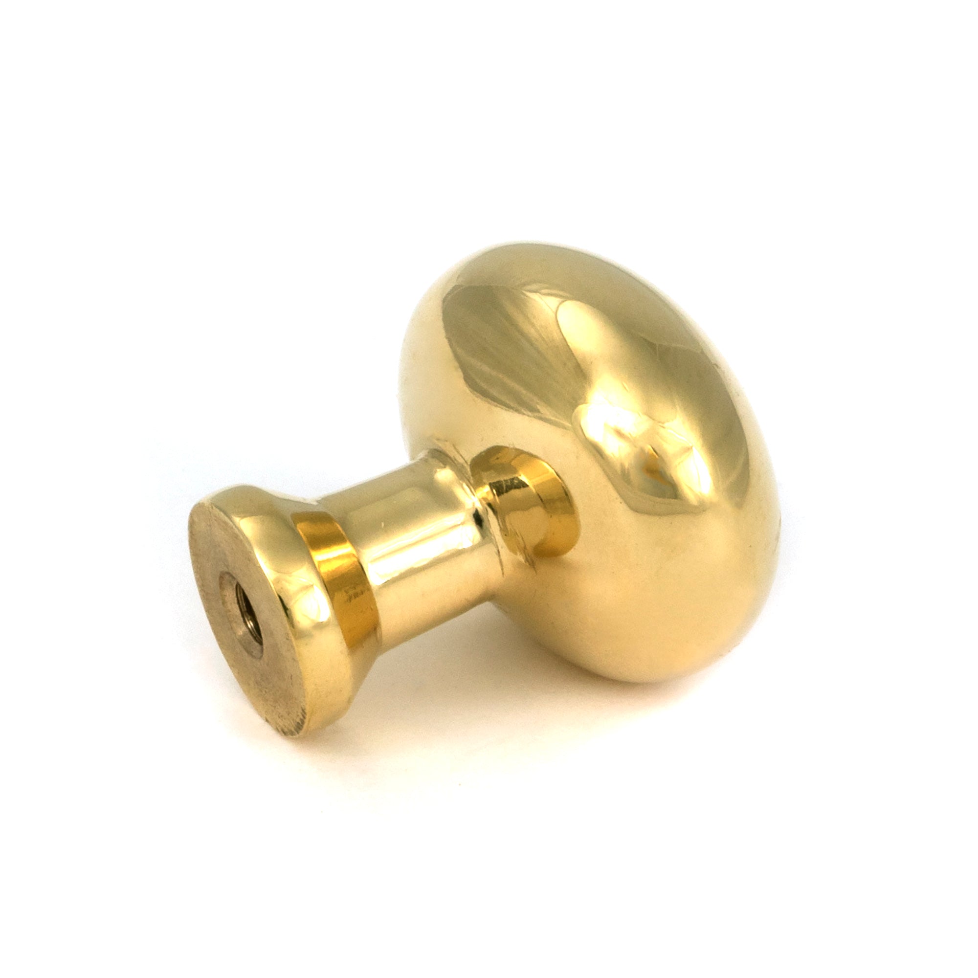 Polished Brass Moore Cabinet Knob - 38mm - Cabinet Knobs - From The Anvil - Yester Home