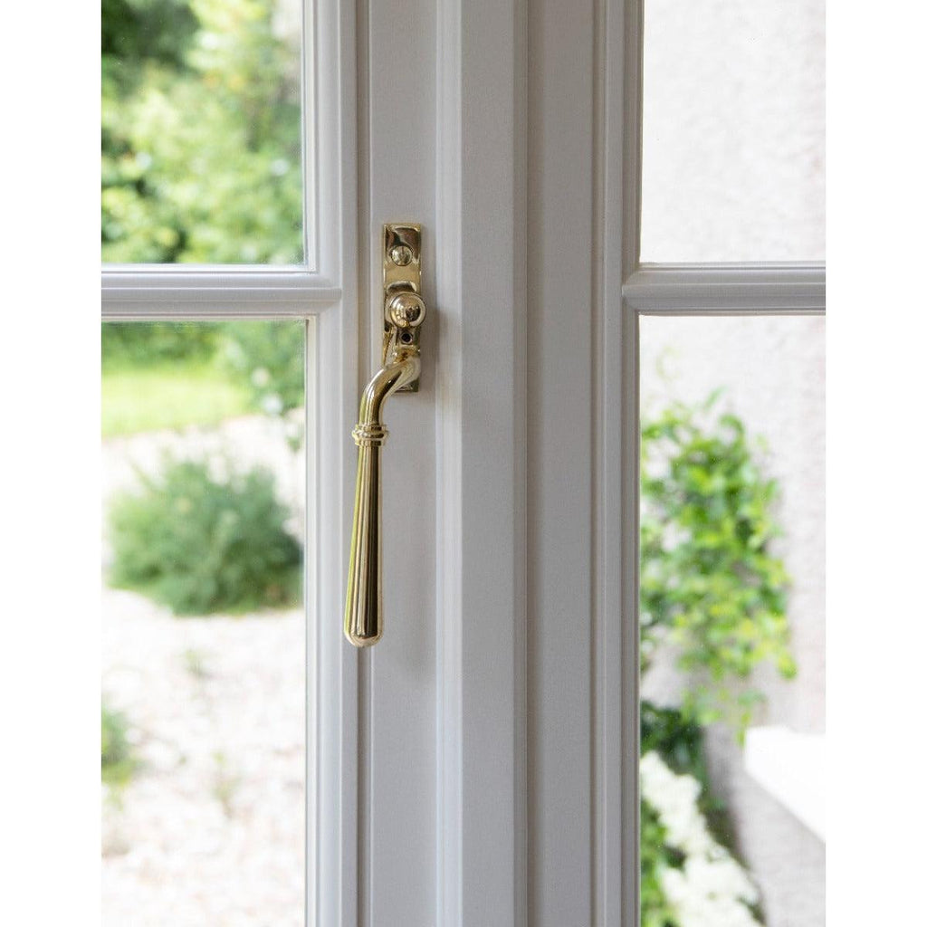 Polished Brass Newbury Espag - LH | From The Anvil-Espag. Fasteners-Yester Home