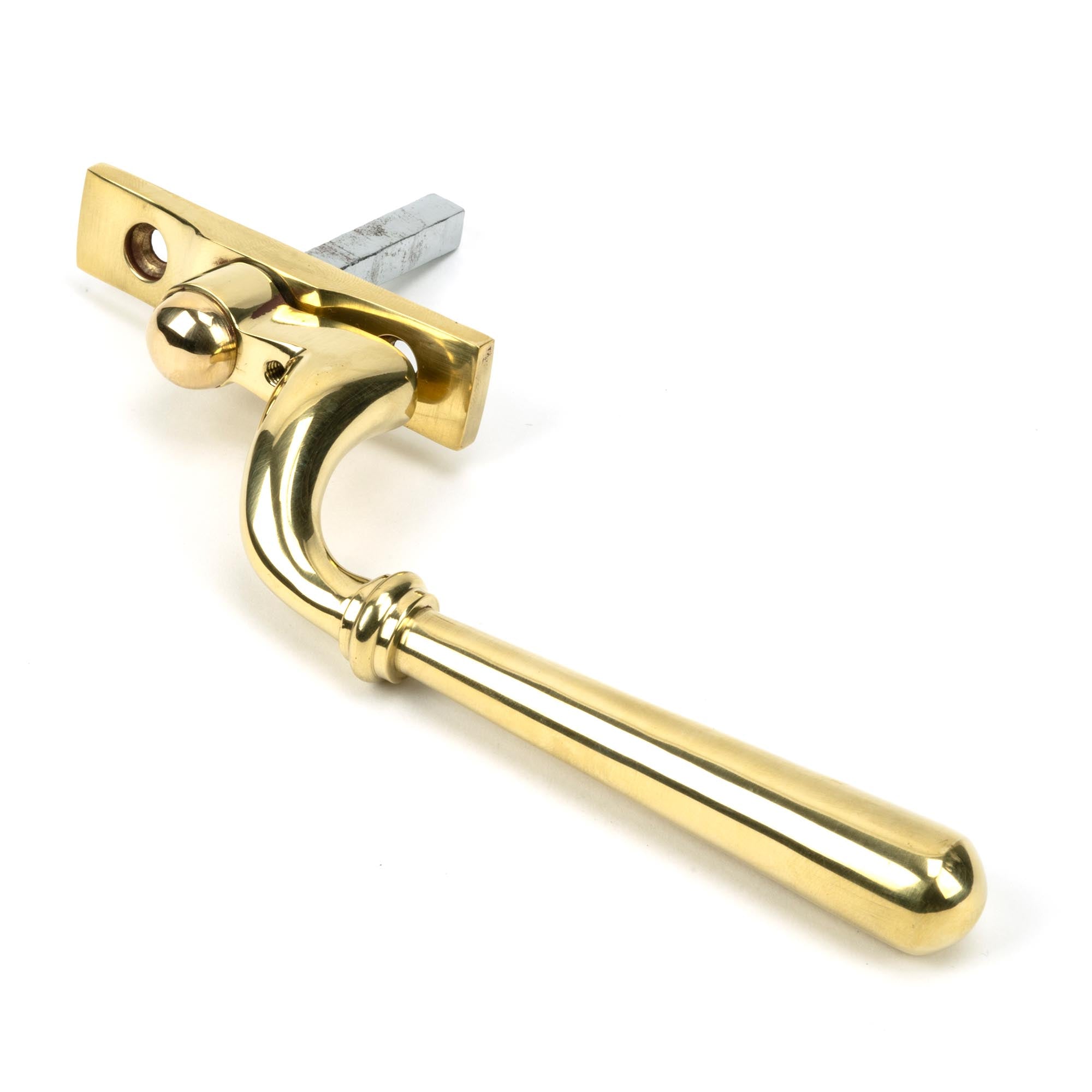Polished Brass Newbury Espag - LH | From The Anvil - Espag. Fasteners - From The Anvil - Yester Home