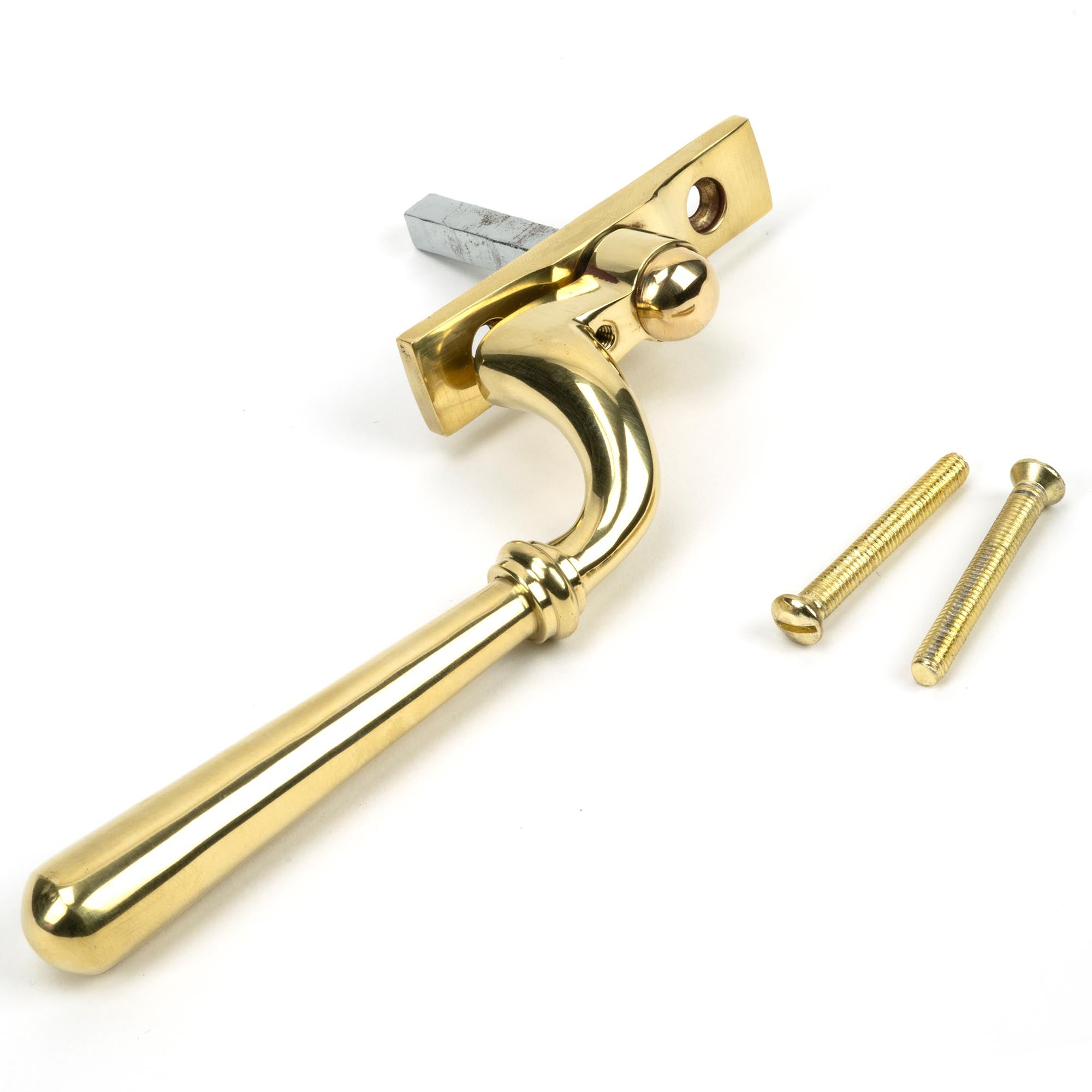 Polished Brass Newbury Espag - RH | From The Anvil - Espag. Fasteners - From The Anvil - Yester Home