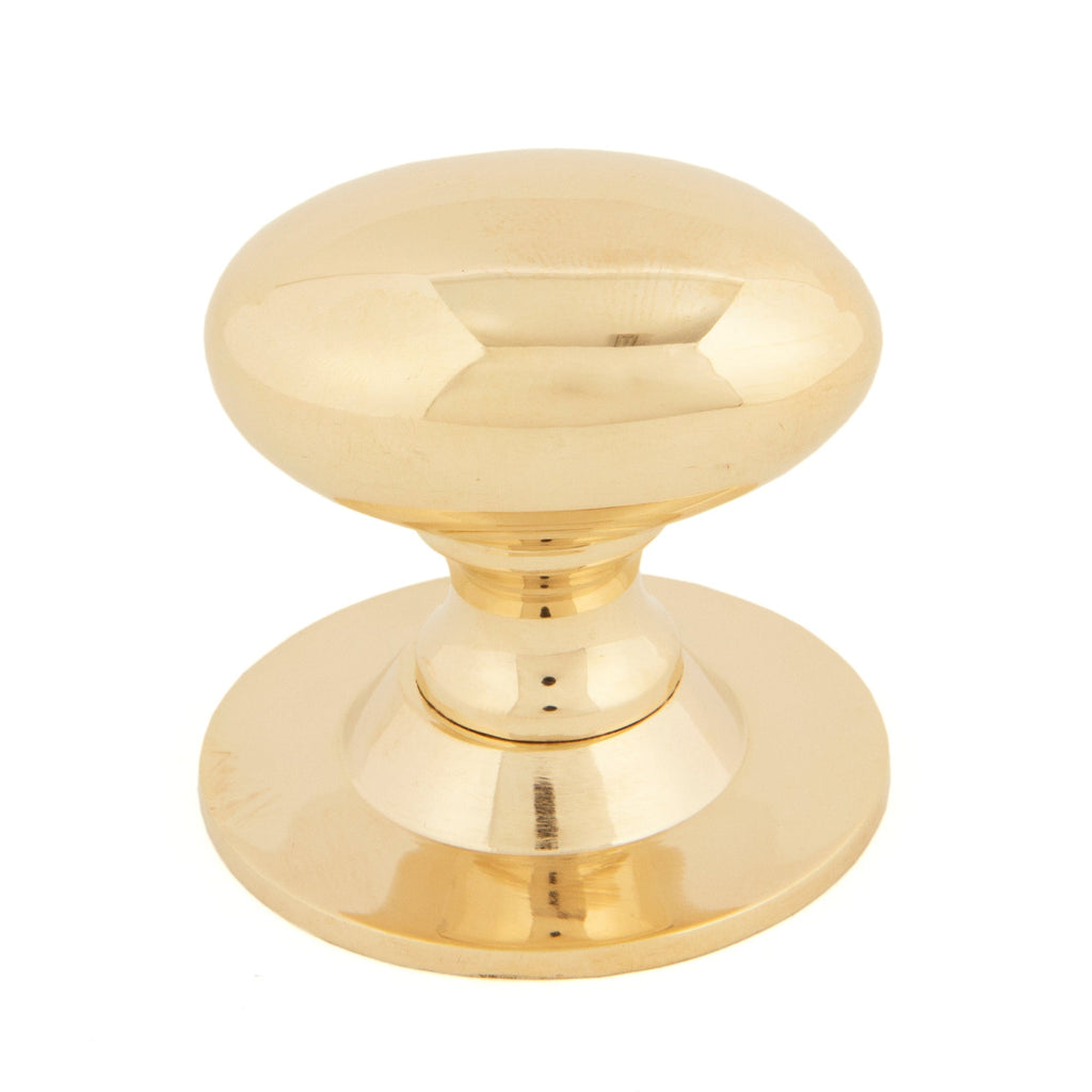 Polished Brass Oval Cabinet Knob 40mm | From The Anvil-Cabinet Knobs-Yester Home