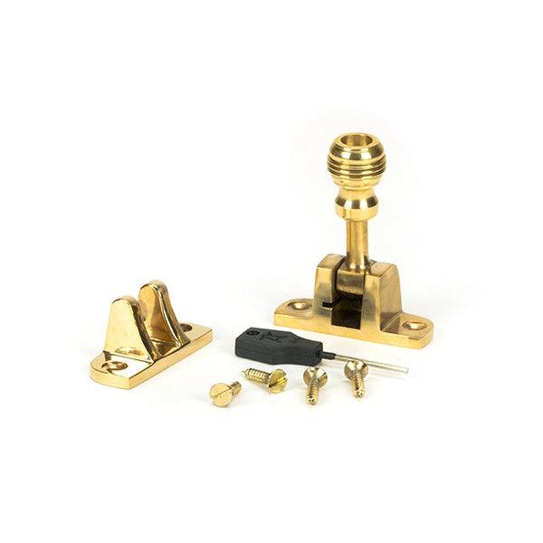 Polished Brass Prestbury Brighton Fastener (Radiused) | From The Anvil-Fasteners-Yester Home