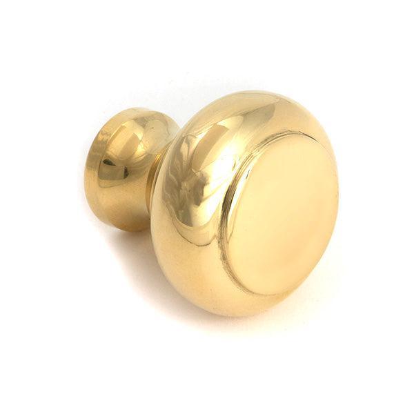 Polished Brass Regency Cabinet Knob - Small - Cabinet Knobs - From The Anvil - Yester Home