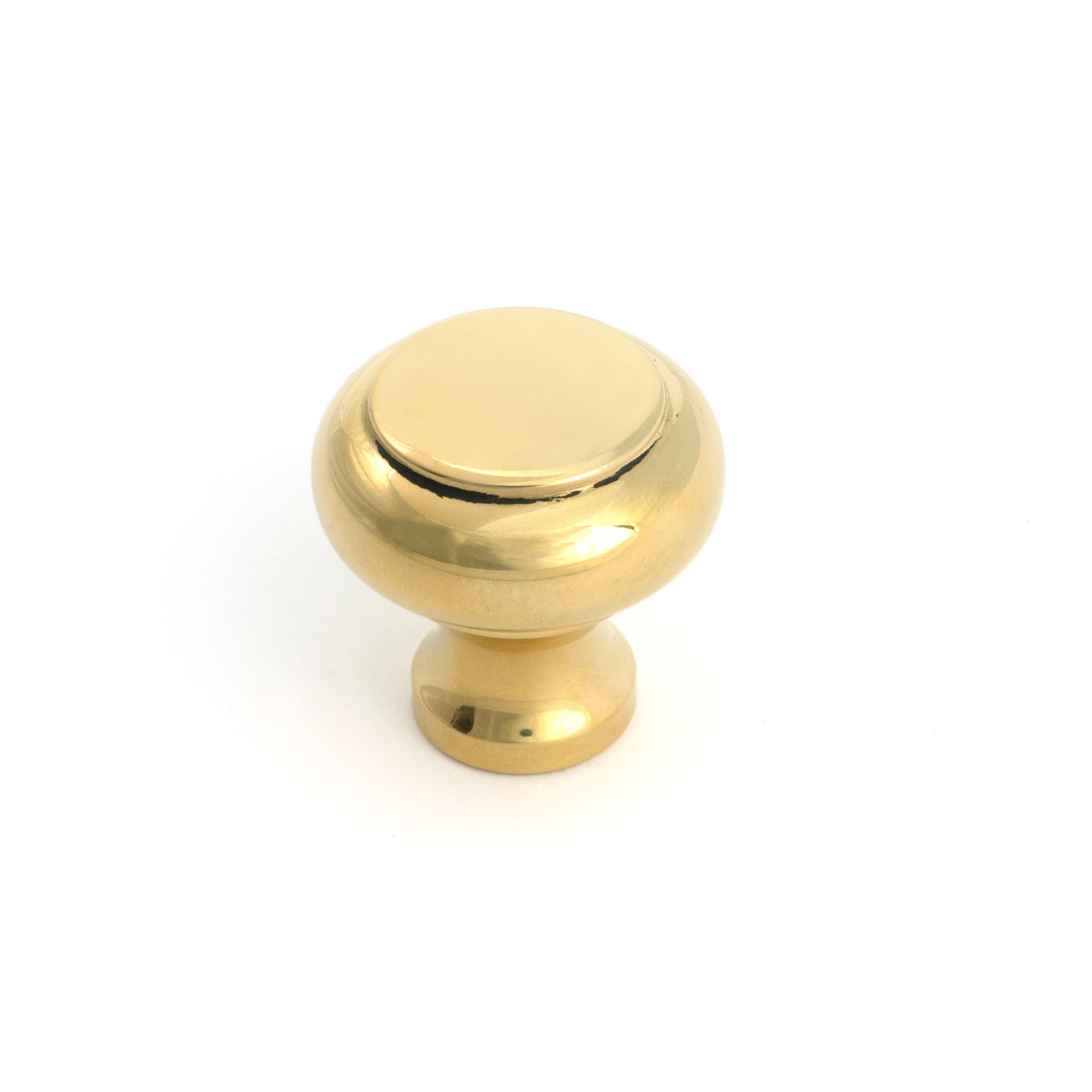 Polished Brass Regency Cabinet Knob - Small - Cabinet Knobs - From The Anvil - Yester Home
