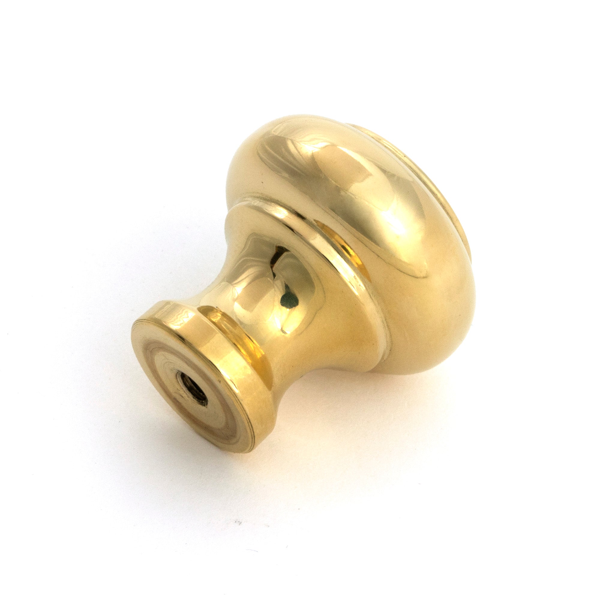 Polished Brass Regency Cabinet Knob - Small - Cabinet Knobs - From The Anvil - Yester Home