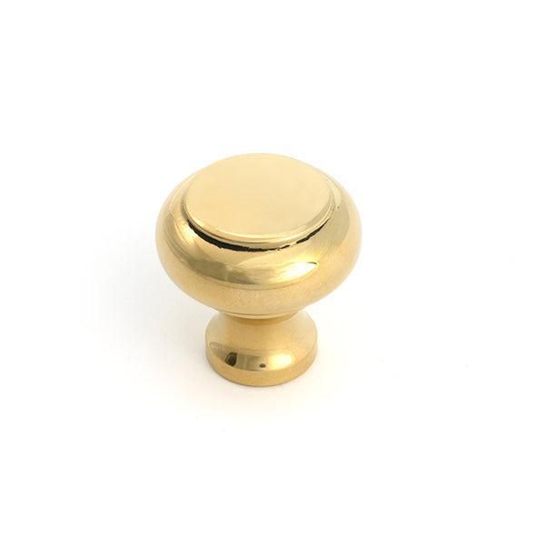 Polished Brass Regency Cabinet Knob - Small - Cabinet Knobs - From The Anvil - Yester Home