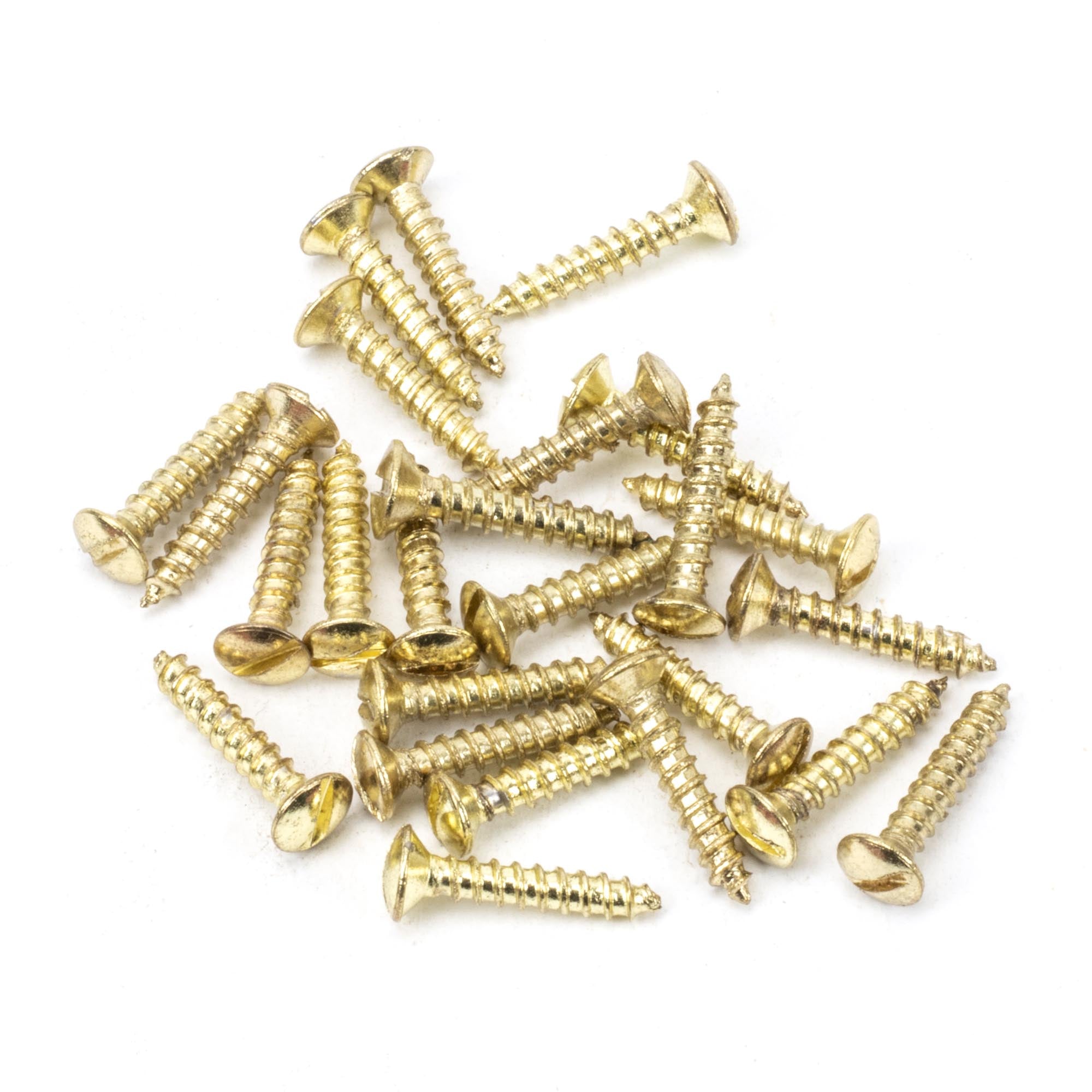 Polished Brass SS 4x¾" Countersunk Raised Head Screws (25) | From The Anvil - Screws & Bolts - From The Anvil - Yester Home