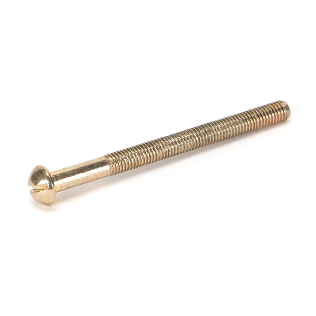 Polished Brass SS M5 x 64mm Male Bolt (1) | From The Anvil-Screws & Bolts-Yester Home