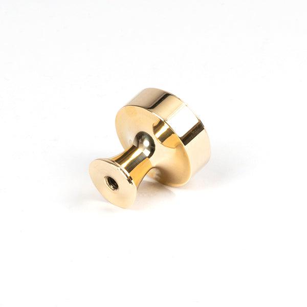 Polished Brass Scully Cabinet Knob - 25mm | From The Anvil-Cabinet Knobs-Yester Home