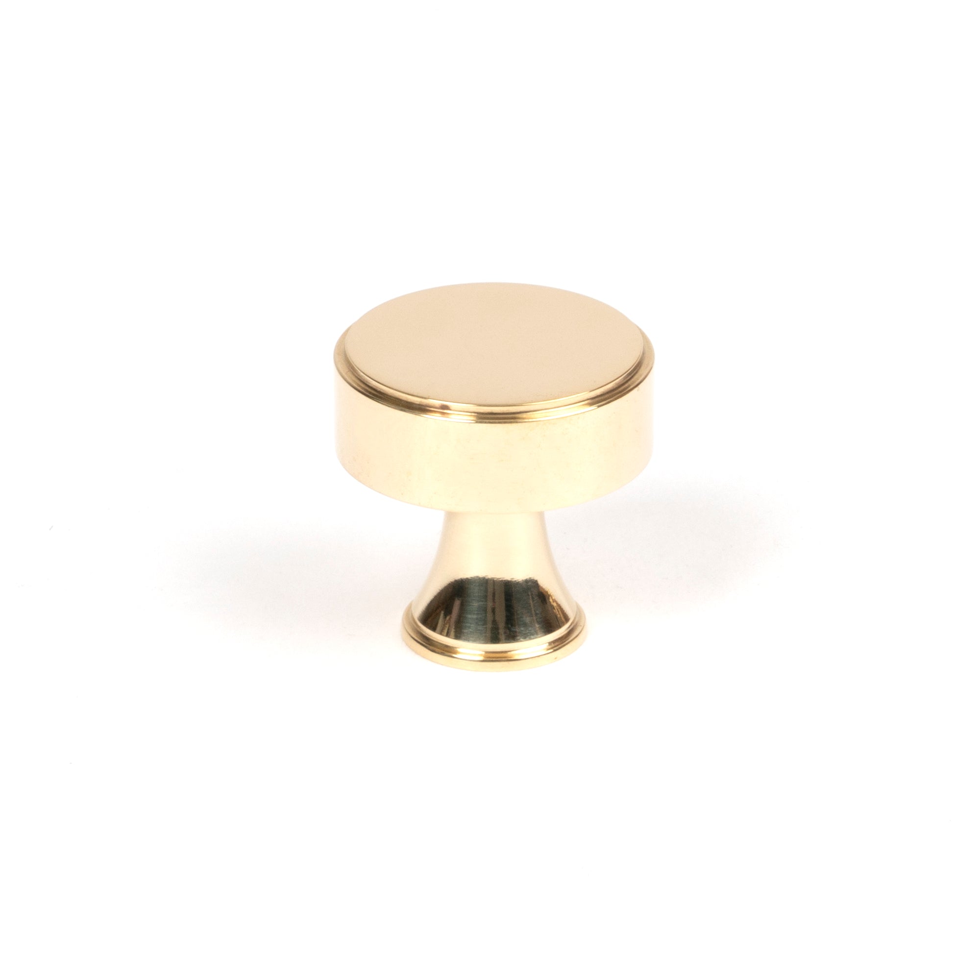 Polished Brass Scully Cabinet Knob - 25mm | From The Anvil-Cabinet Knobs-Yester Home
