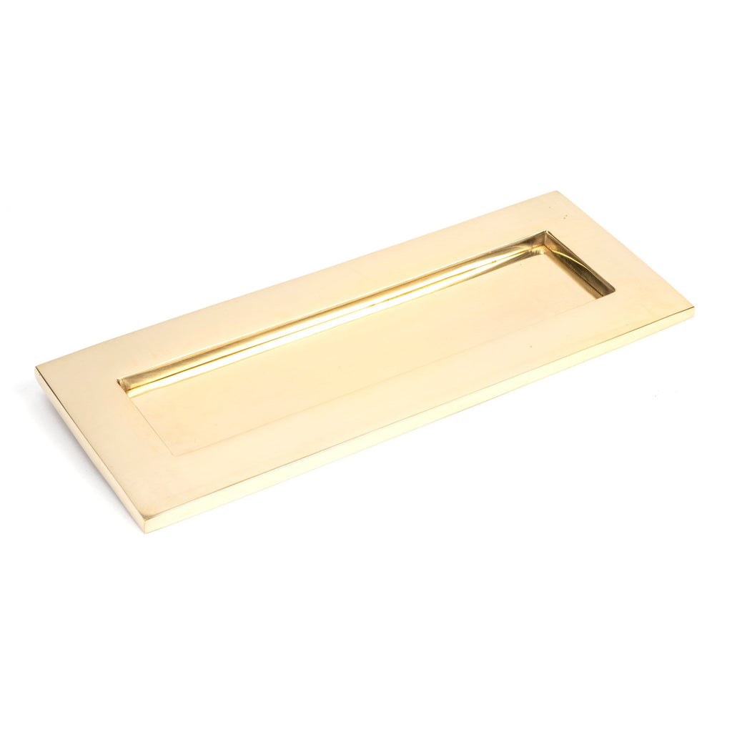 Polished Brass Small Letter Plate | From The Anvil-Letter Plates-Yester Home