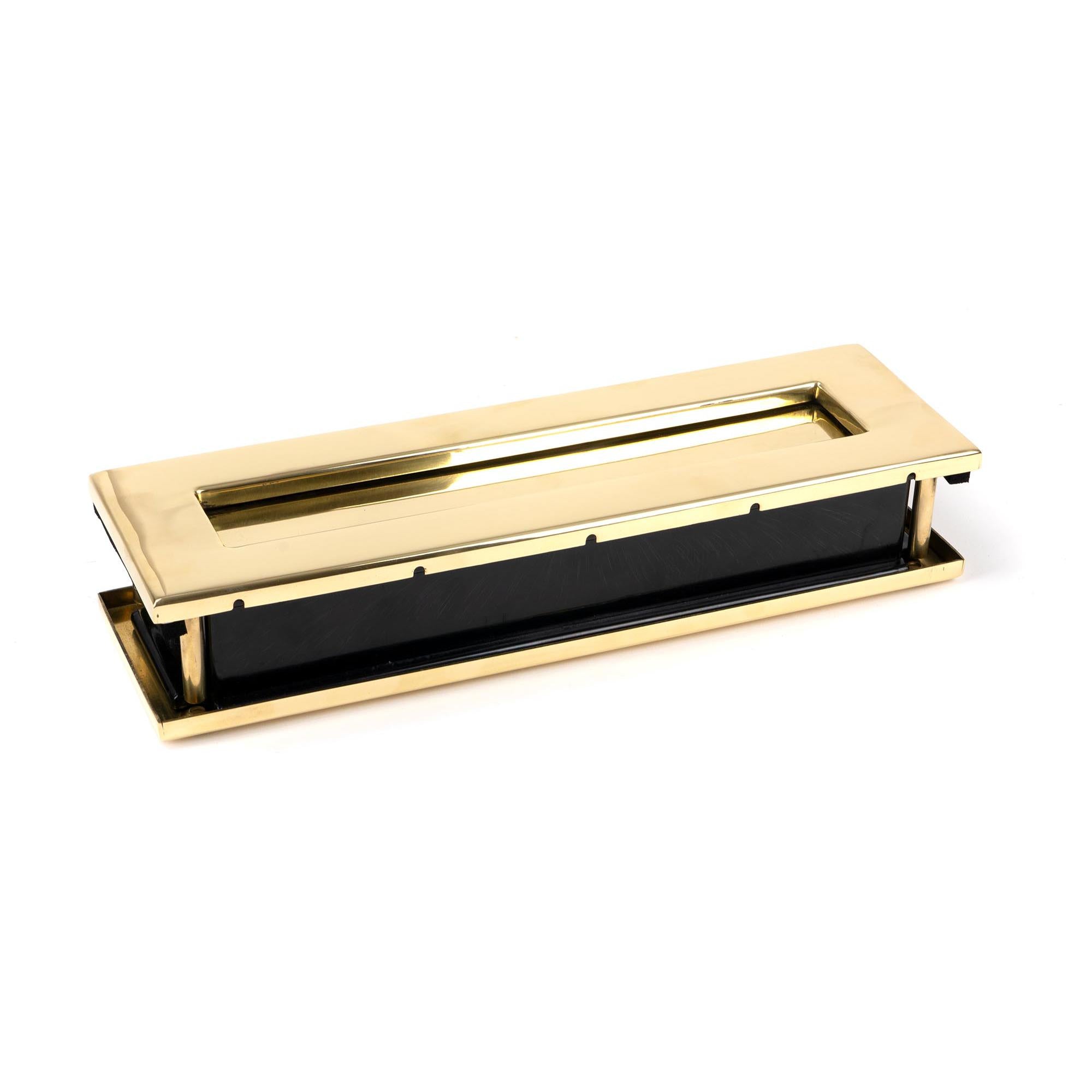 Polished Brass Traditional Letterbox | From The Anvil - Letterbox - From The Anvil - Yester Home