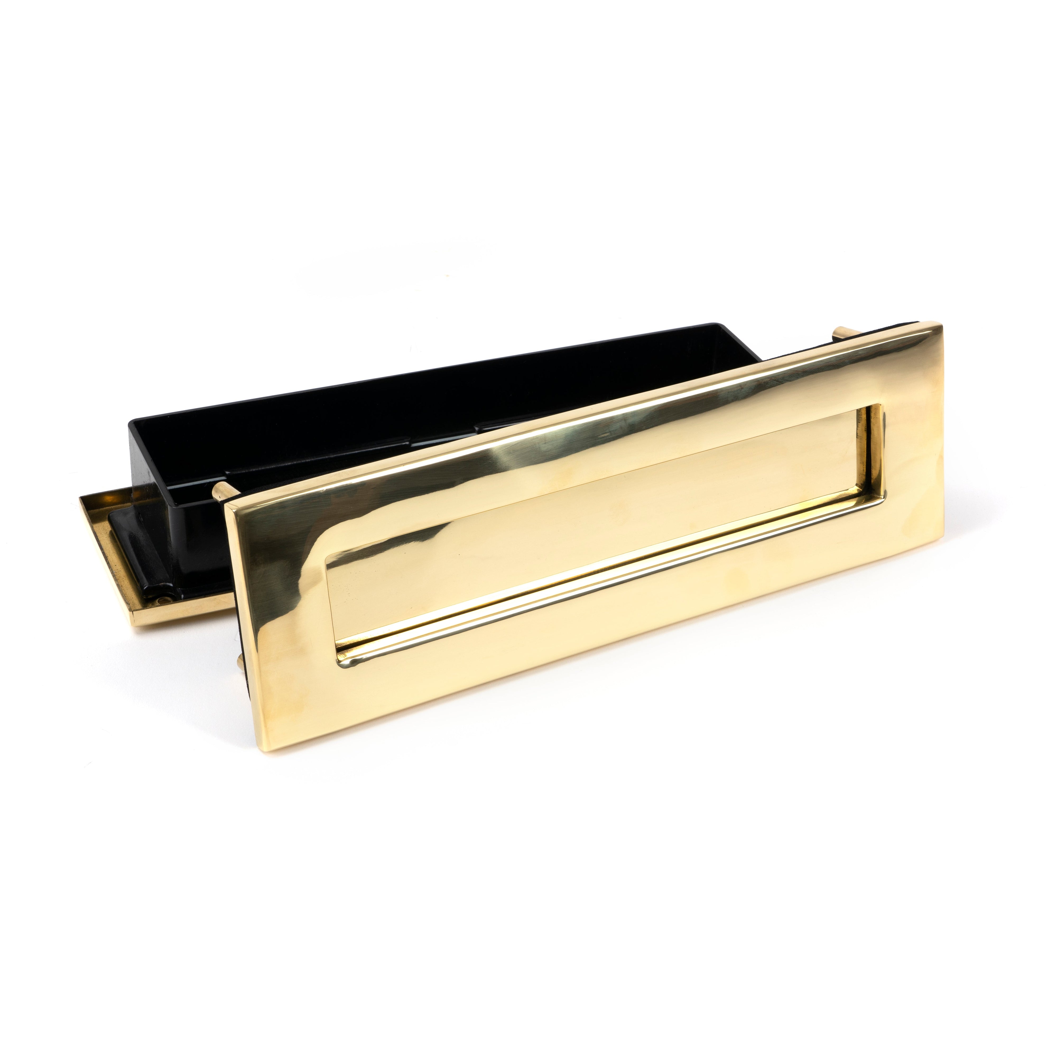 Polished Brass Traditional Letterbox | From The Anvil-Letterbox-Yester Home