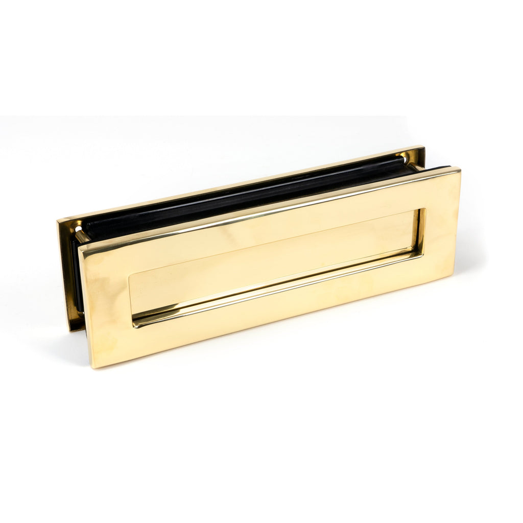 Polished Brass Traditional Letterbox | From The Anvil-Letterbox-Yester Home