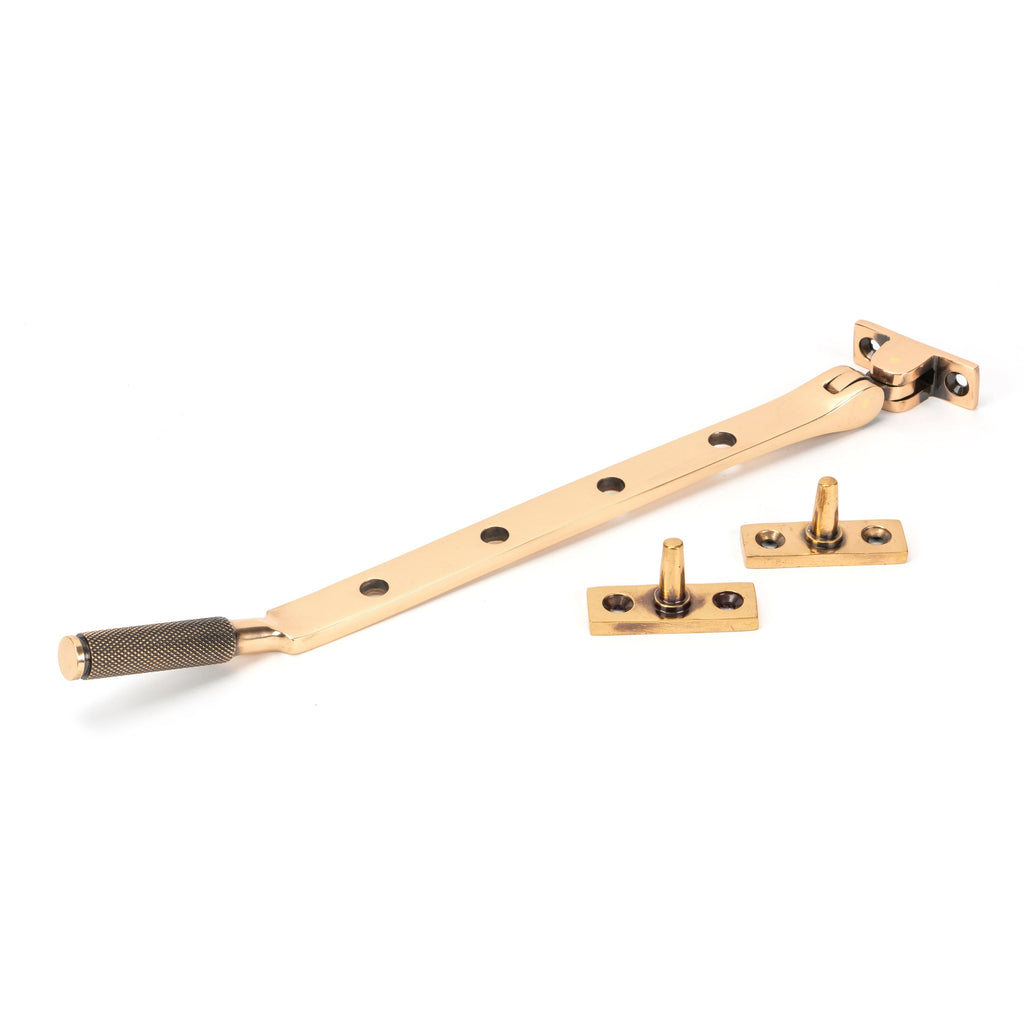 Polished Bronze 10" Brompton Stay | From The Anvil-Stays-Yester Home