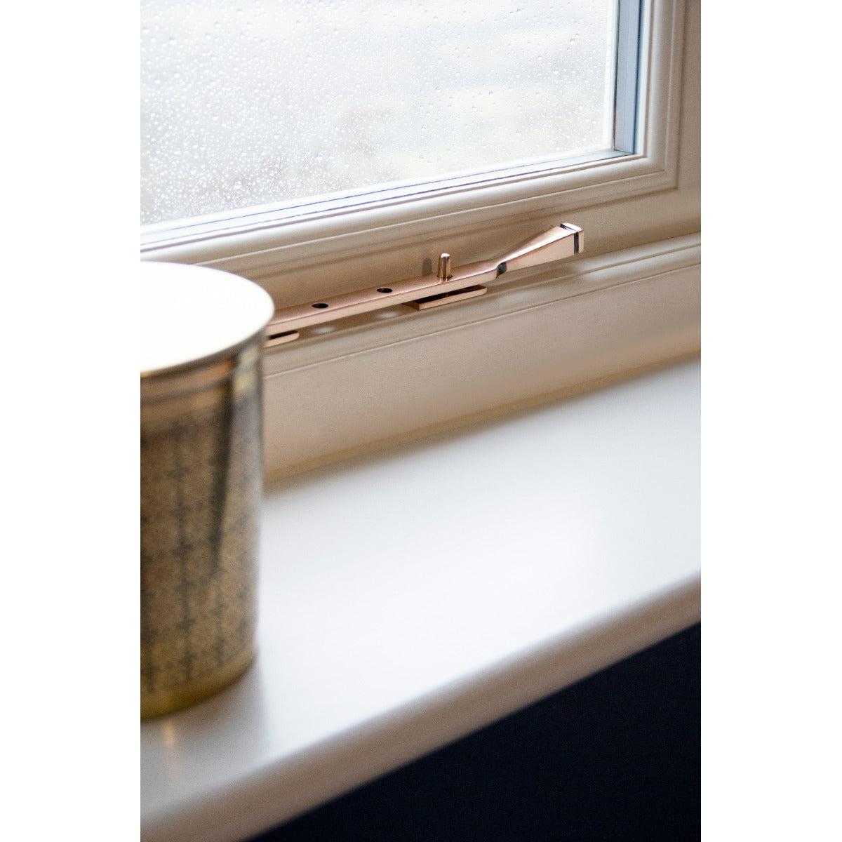 Polished Bronze 12" Avon Stay | From The Anvil-Stays-Yester Home