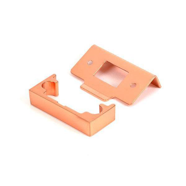 Polished Bronze ½" Rebate Kit for Tubular Mortice Latch - Latches - From The Anvil - Yester Home