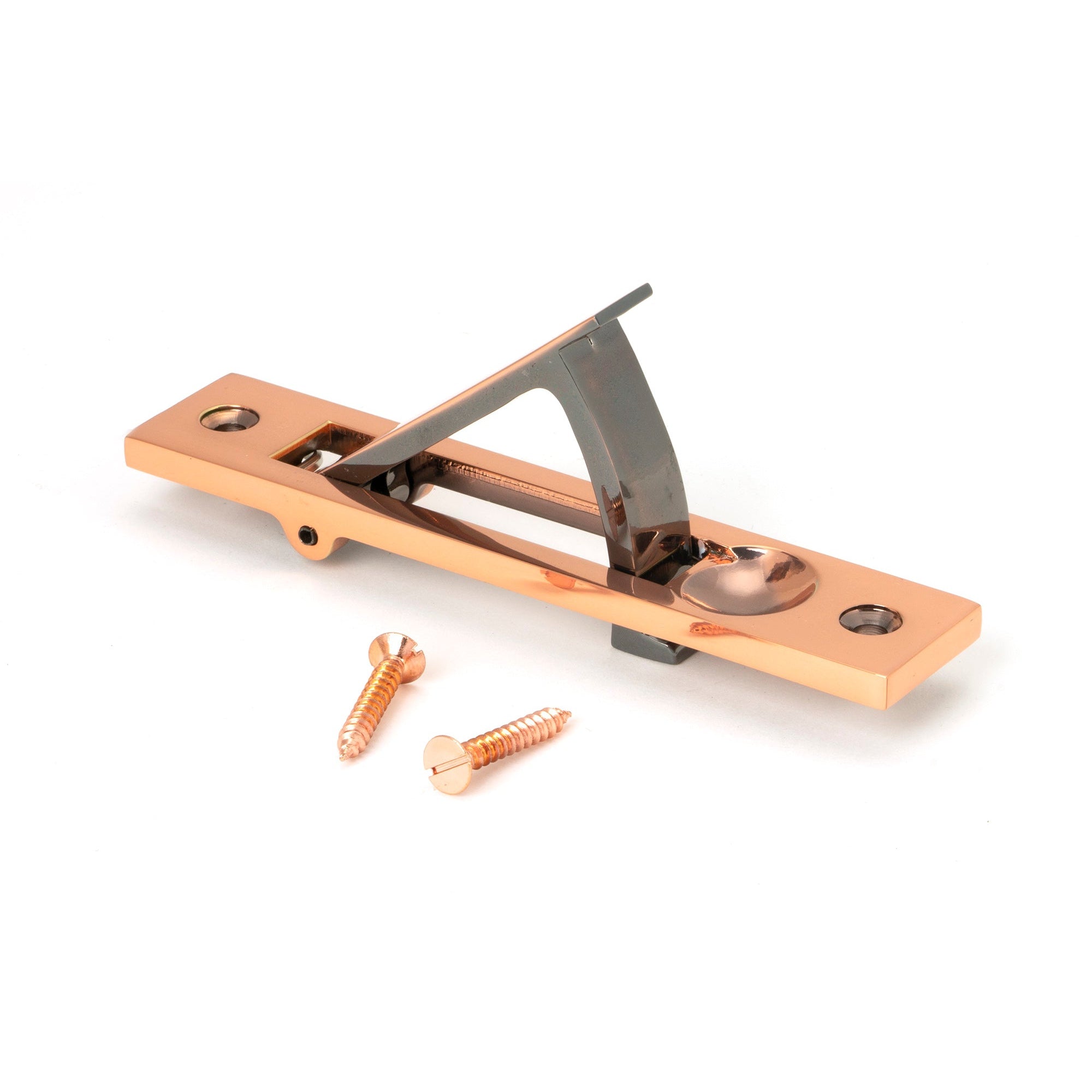 Polished Bronze 125mm x 25mm Edge Pull | From The Anvil-Cabinet Pulls-Yester Home
