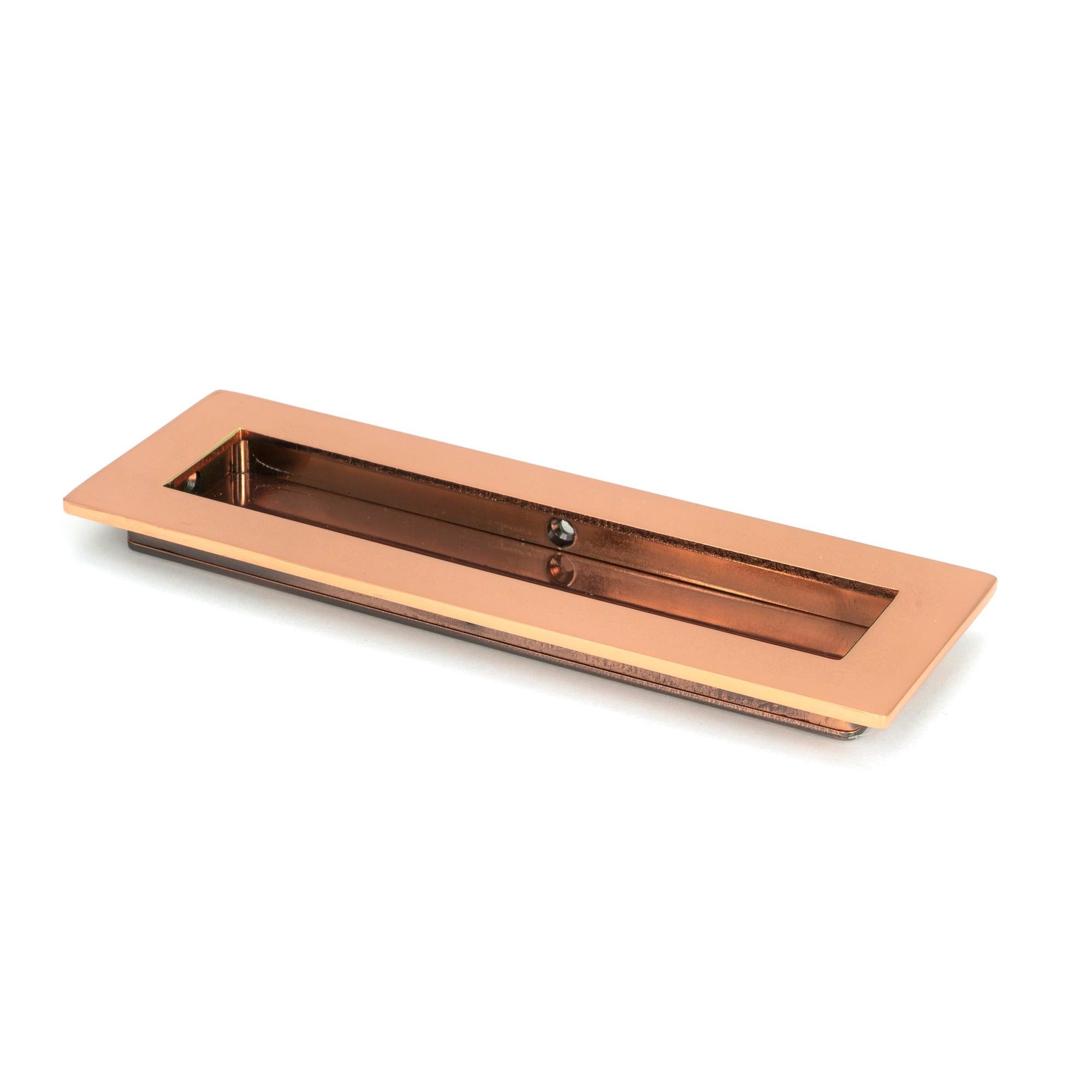 Polished Bronze 175mm Plain Rectangular Pull | From The Anvil - Cabinet Pulls - From The Anvil - Yester Home