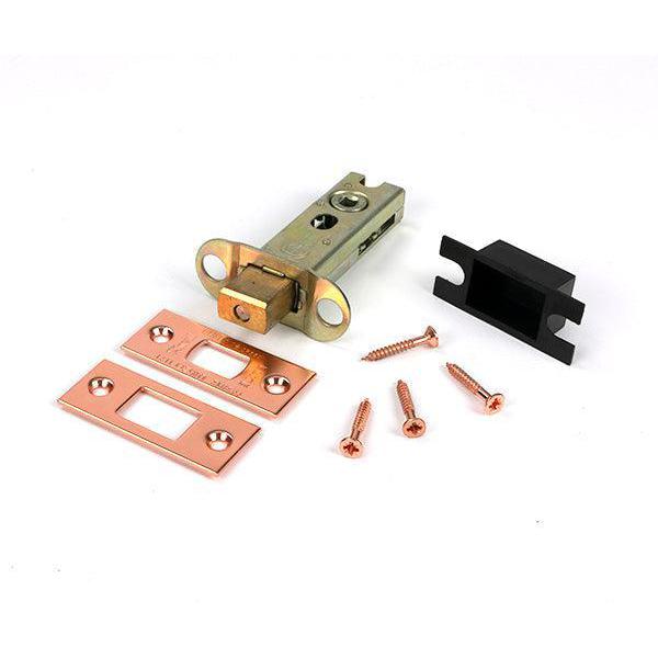 Polished Bronze 3" Heavy Duty Tubular Deadbolt - Deadlocks & Deadbolts - From The Anvil - Yester Home