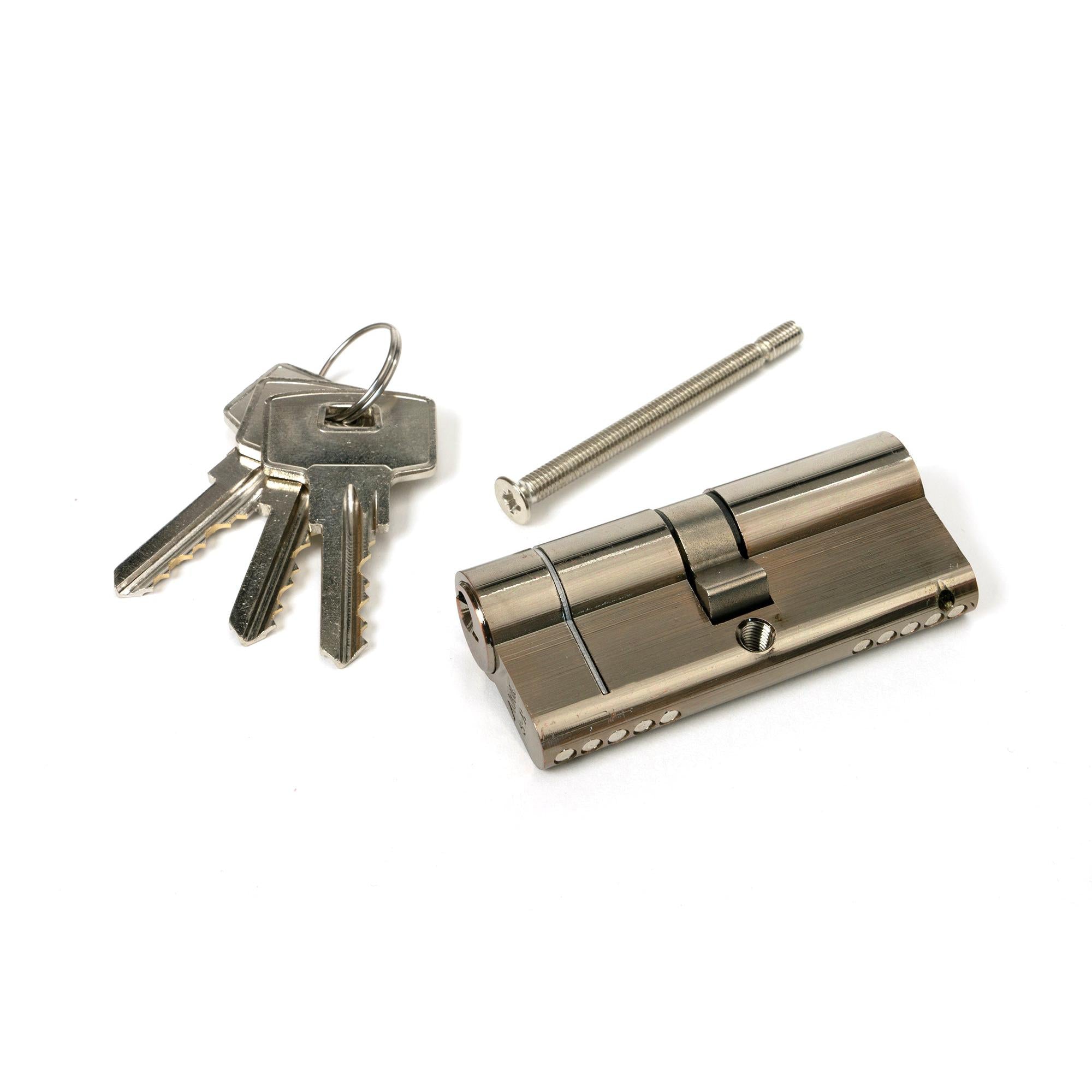 Polished Bronze 35/35 5pin Euro Cylinder KA | From The Anvil - Euro Cylinders - From The Anvil - Yester Home