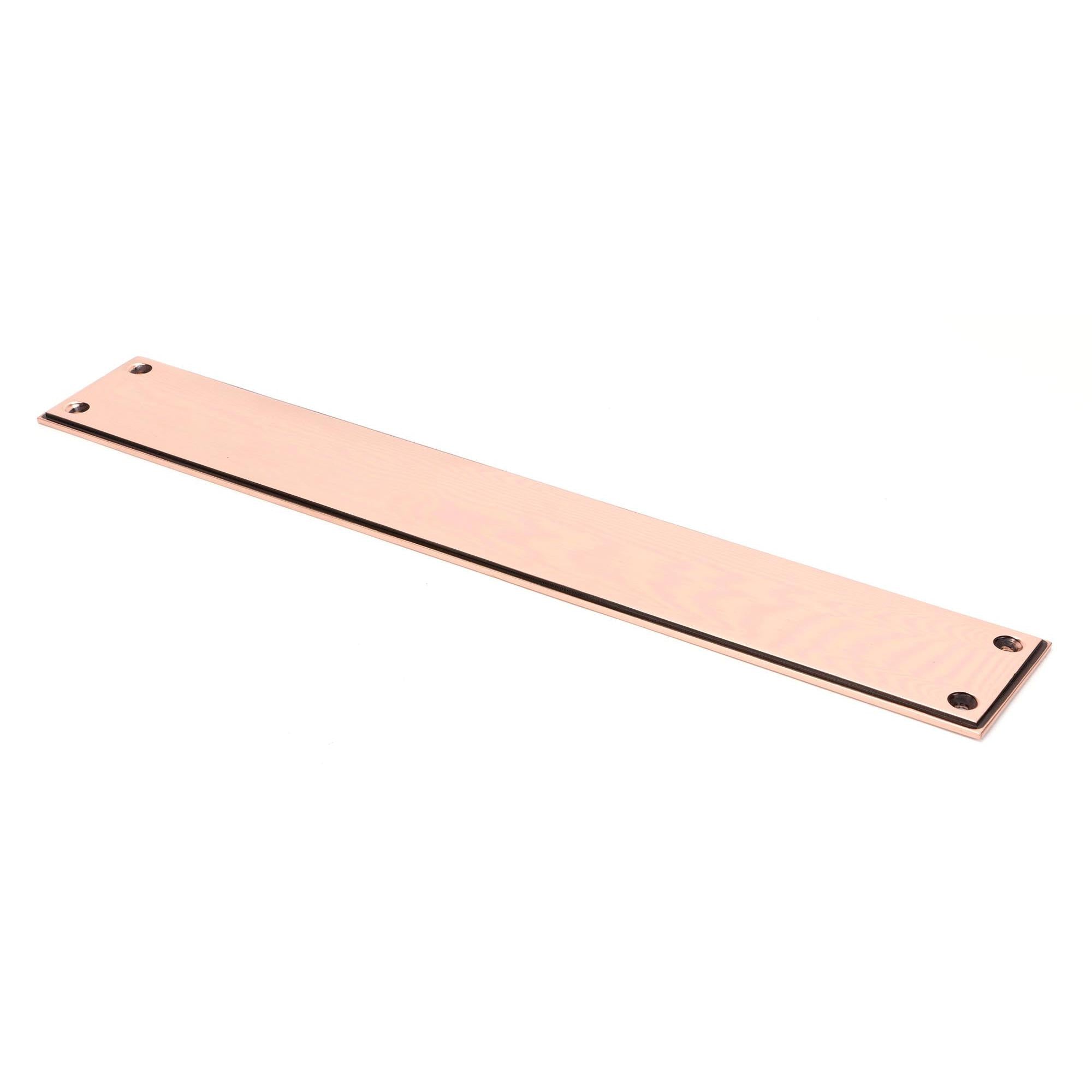 Polished Bronze 425mm Art Deco Fingerplate | From The Anvil - Fingerplates - From The Anvil - Yester Home