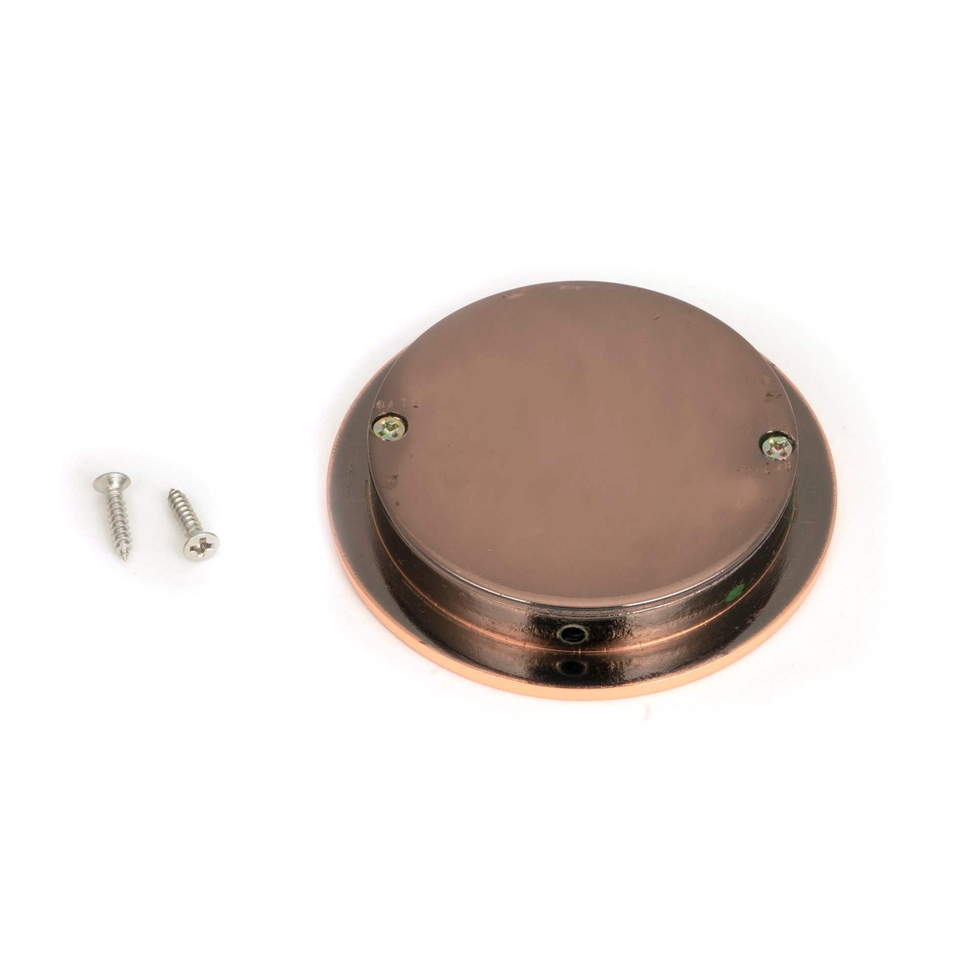 Polished Bronze 75mm Plain Round Pull | From The Anvil-Cabinet Pulls-Yester Home