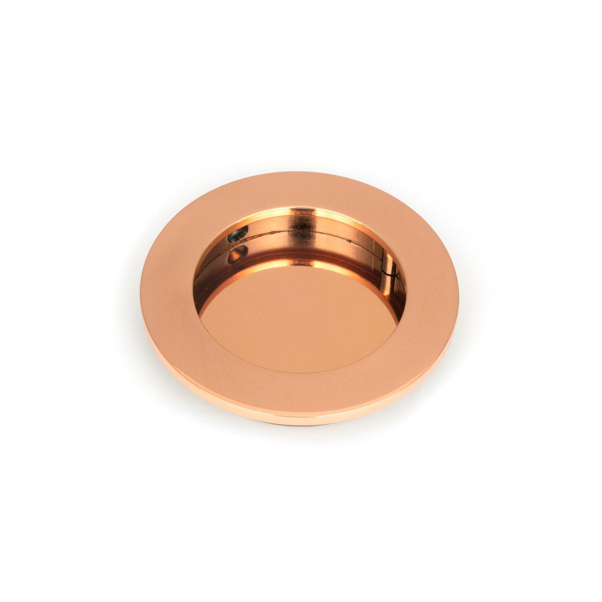 Polished Bronze 75mm Plain Round Pull | From The Anvil - Cabinet Pulls - From The Anvil - Yester Home