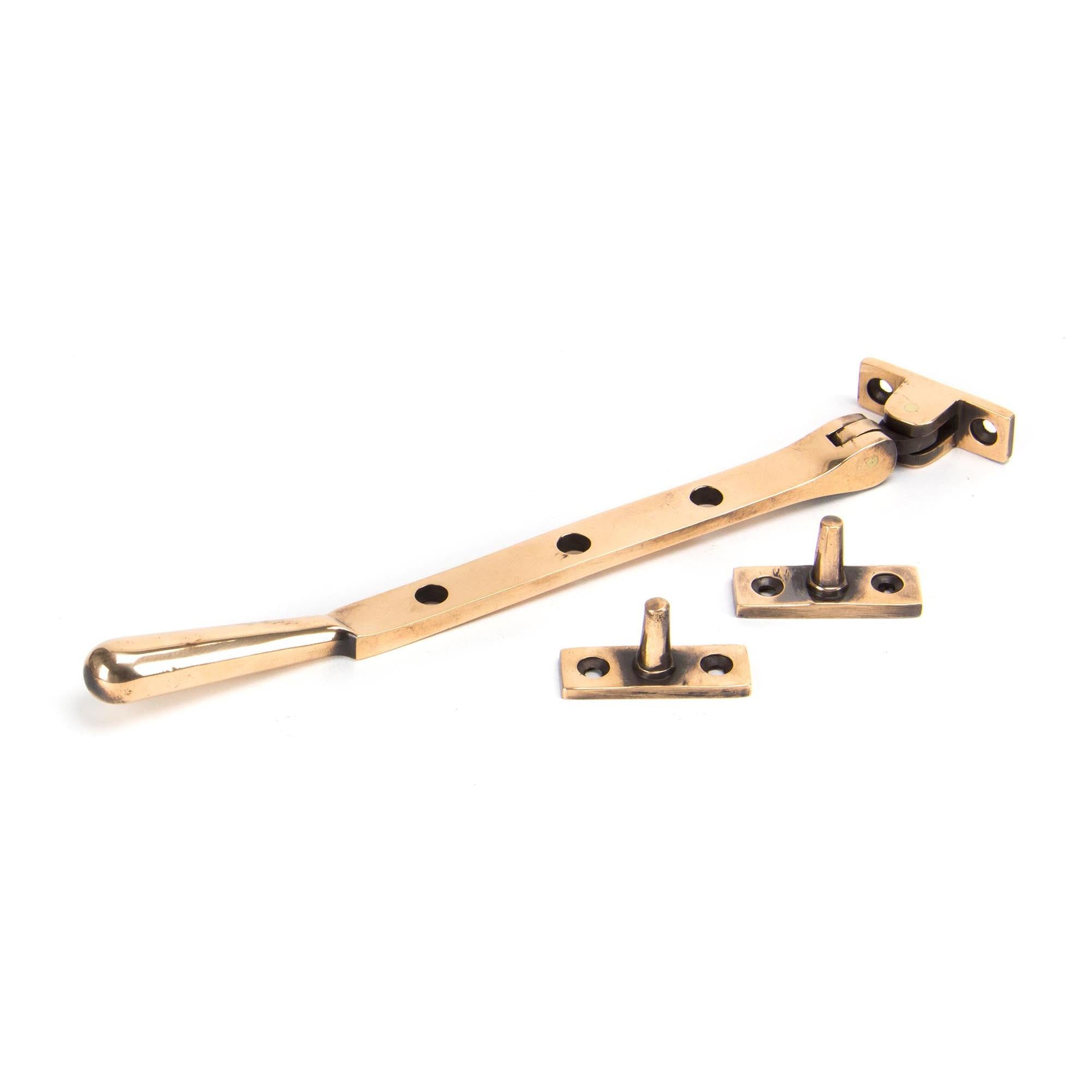 Polished Bronze 8" Newbury Stay | From The Anvil - Stays - From The Anvil - Yester Home