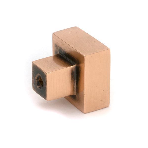 Polished Bronze Albers Cabinet Knob - 25mm - Cabinet Knobs - From The Anvil - Yester Home