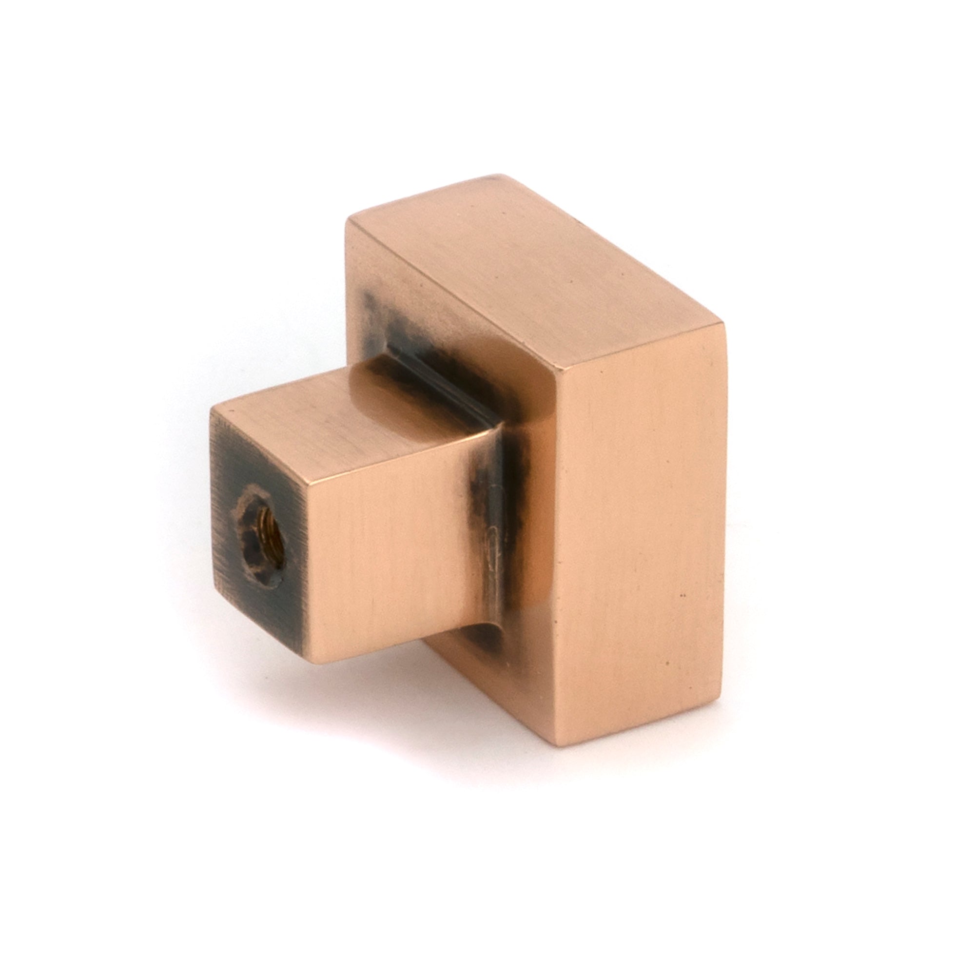 Polished Bronze Albers Cabinet Knob - 25mm - Cabinet Knobs - From The Anvil - Yester Home
