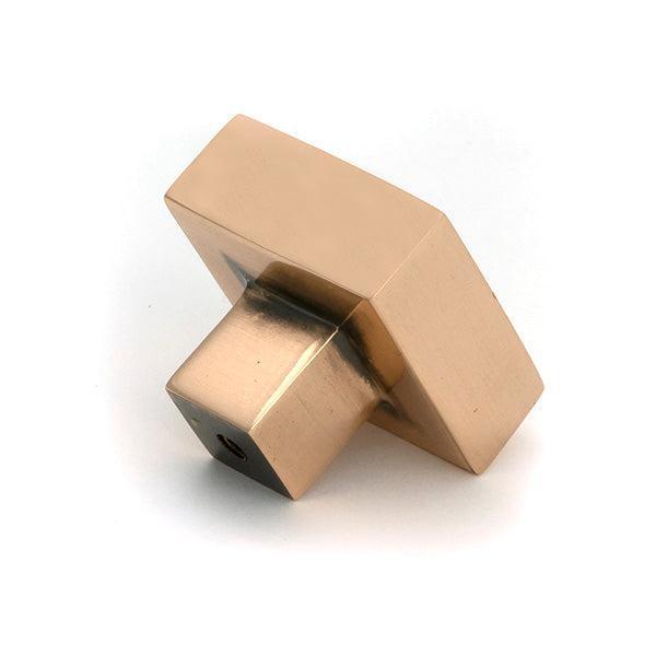 Polished Bronze Albers Cabinet Knob - 30mm - Cabinet Knobs - From The Anvil - Yester Home