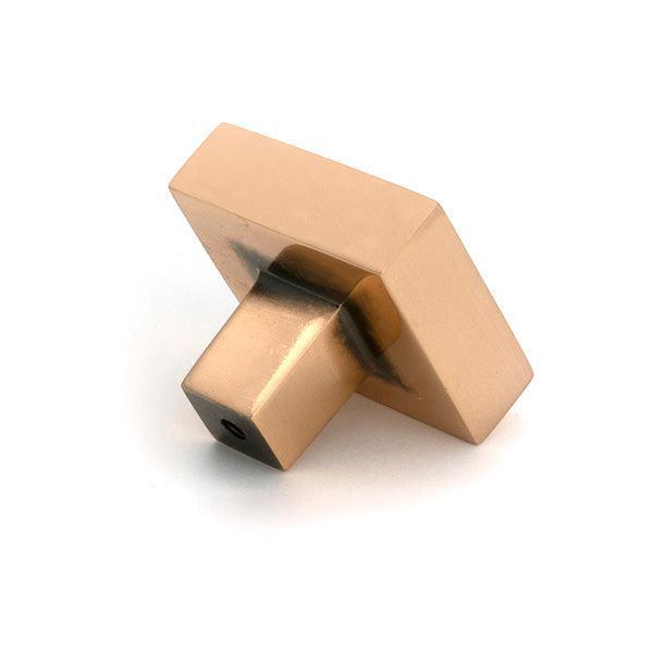 Polished Bronze Albers Cabinet Knob - 35mm - Cabinet Knobs - From The Anvil - Yester Home