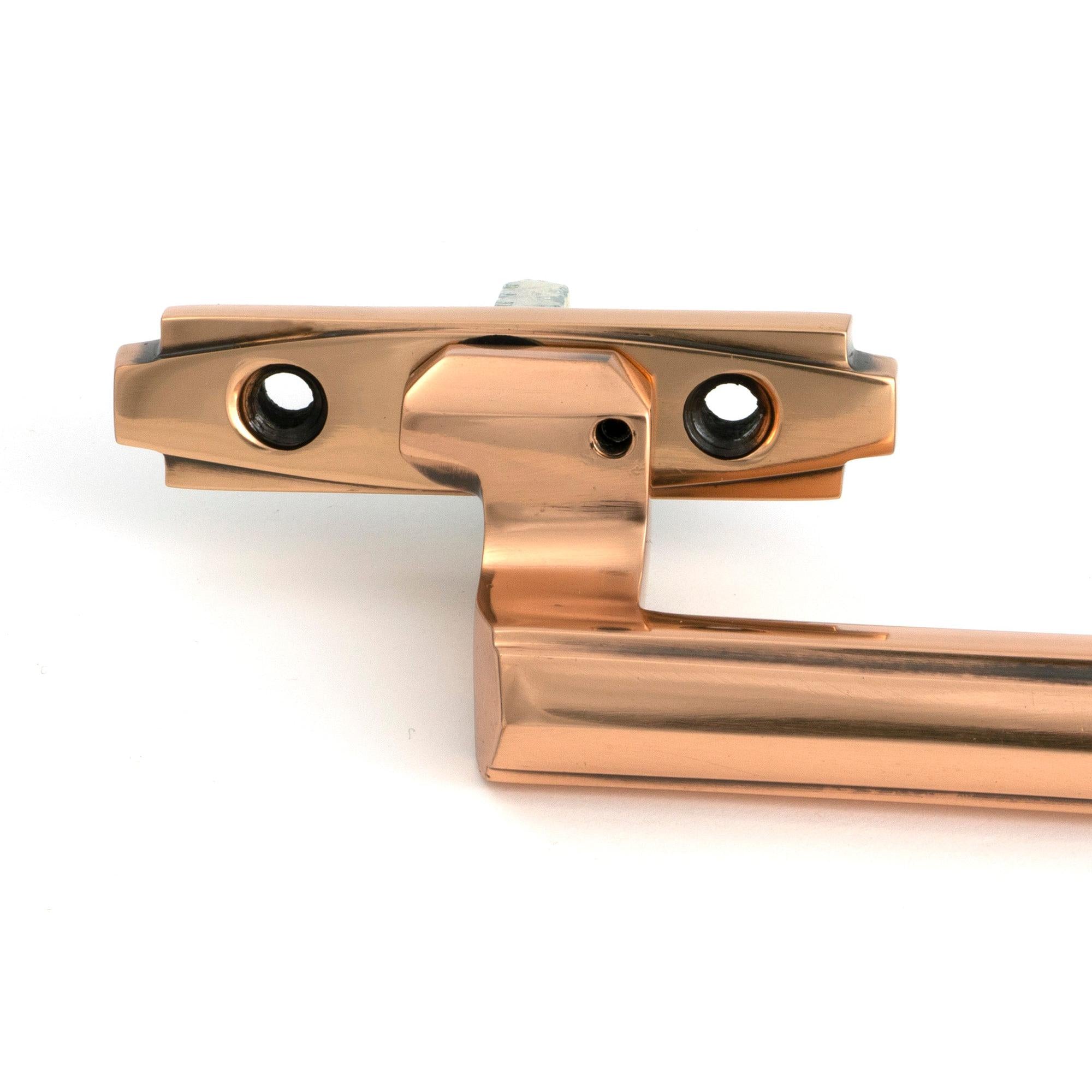 Polished Bronze Art Deco Espag - LH - Espag. Fasteners - From The Anvil - Yester Home