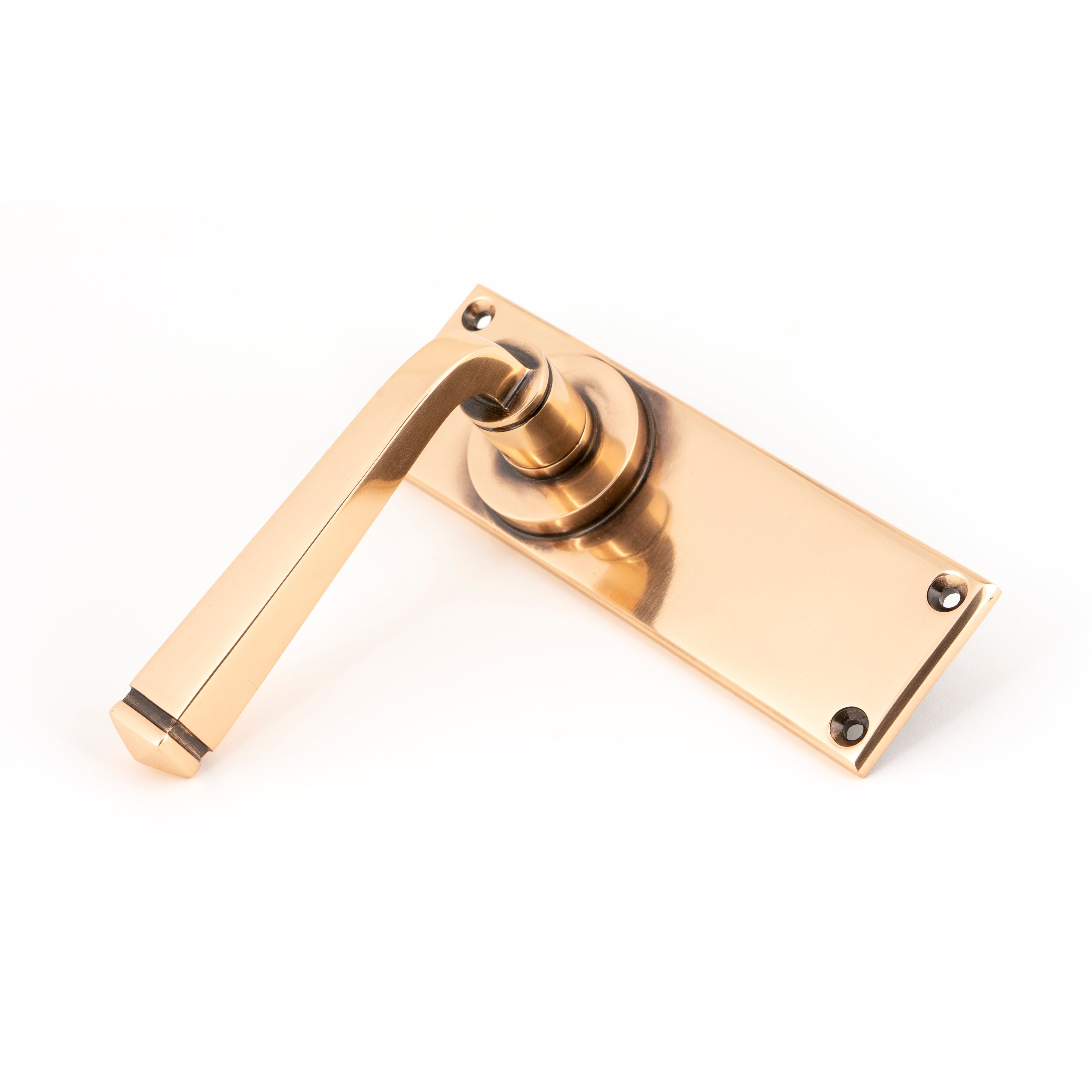 Polished Bronze Avon Lever Latch Set | From The Anvil-Lever Latch-Yester Home