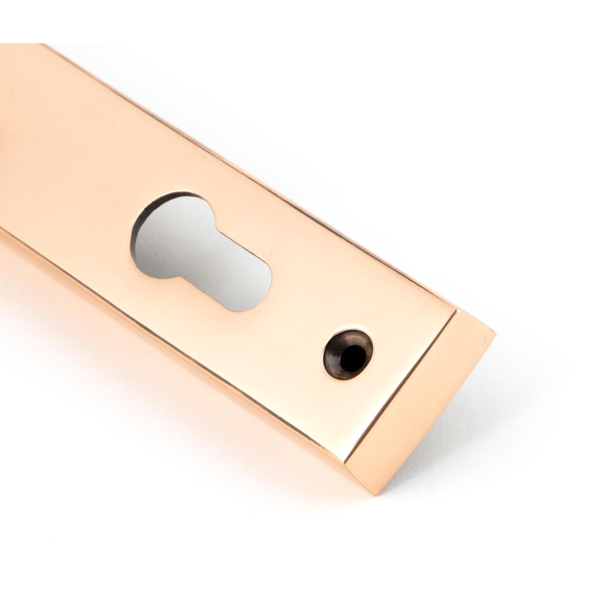 Polished Bronze Avon Slimline Lever Espag. Lock Set | From The Anvil - Espagnolette - From The Anvil - Yester Home