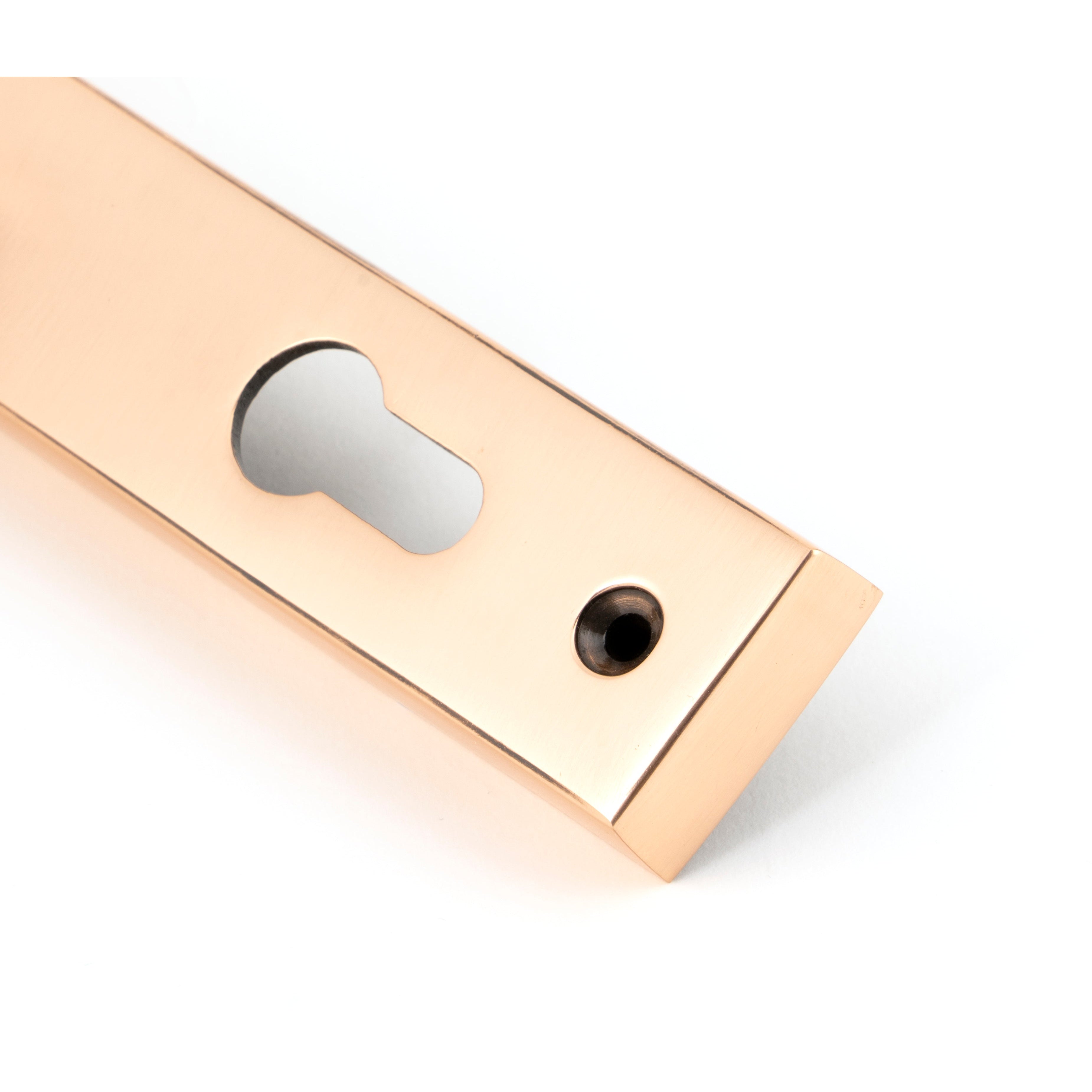 Polished Bronze Avon Slimline Lever Espag. Lock Set | From The Anvil-Espagnolette-Yester Home