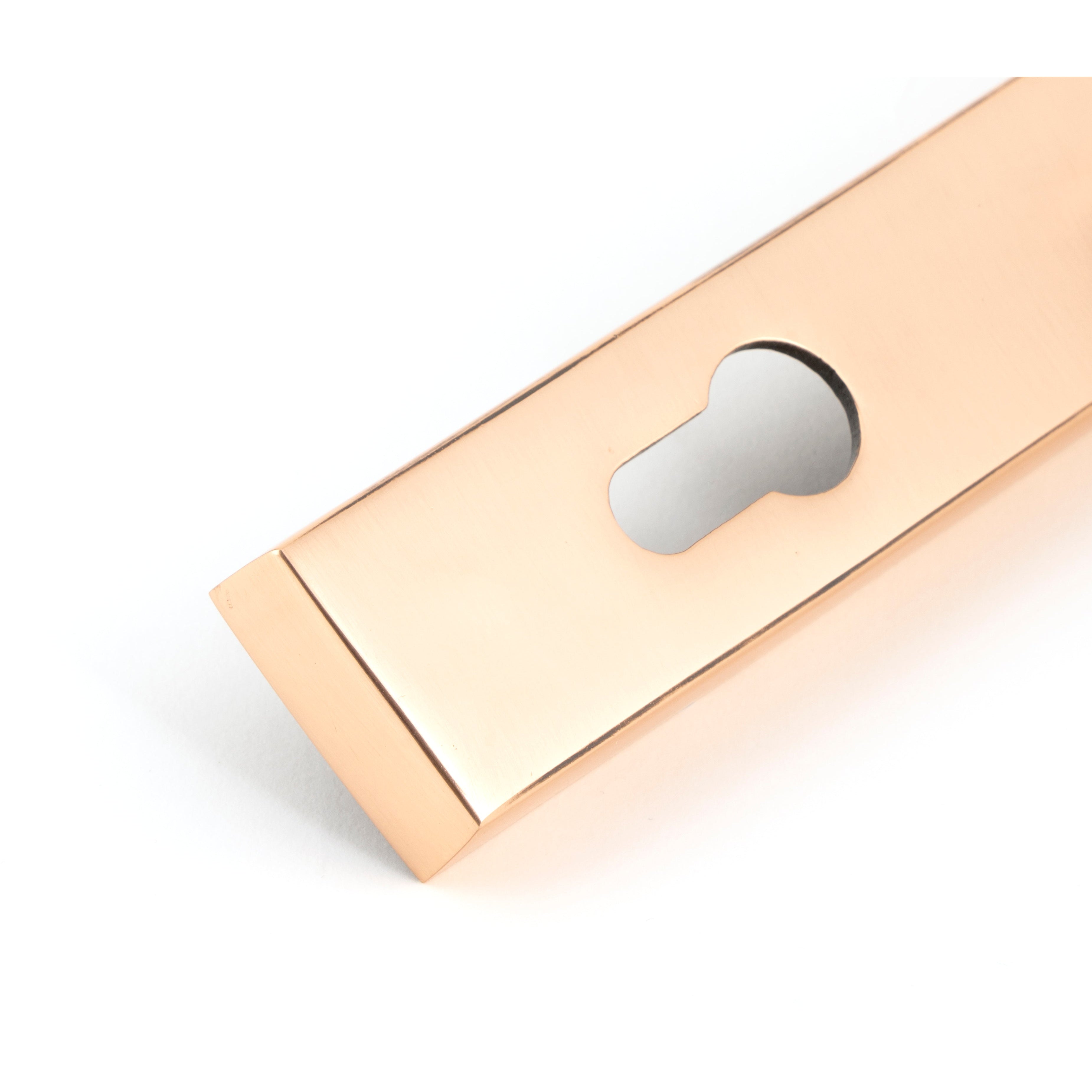 Polished Bronze Avon Slimline Lever Espag. Lock Set | From The Anvil-Espagnolette-Yester Home