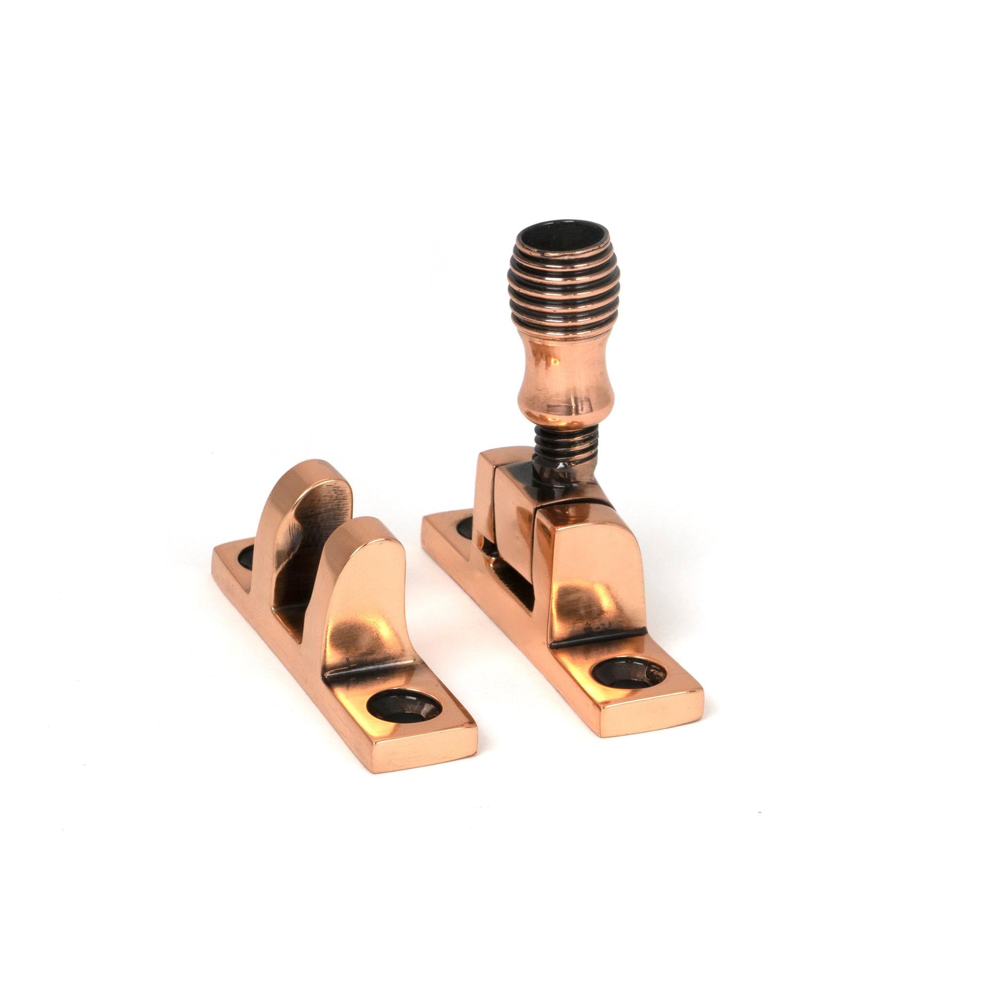 Polished Bronze Beehive Brighton Fastener - Narrow (Square) | From The Anvil - Brighton Fasteners - From The Anvil - Yester Home