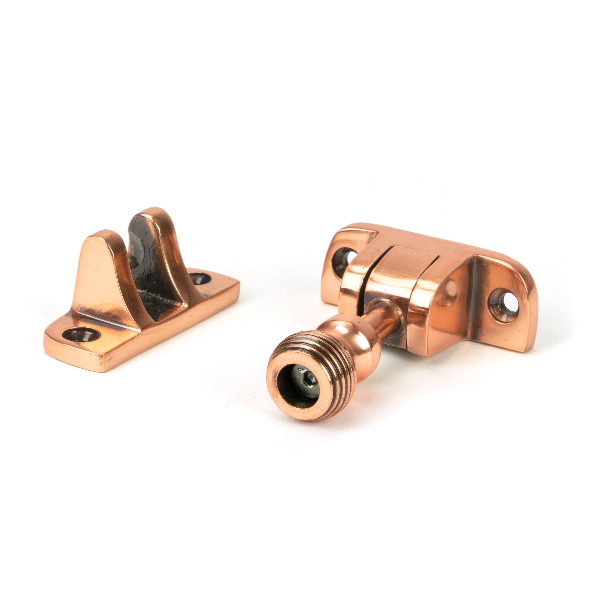 Polished Bronze Beehive Brighton Fastener (Radiused) | From The Anvil-Fasteners-Yester Home