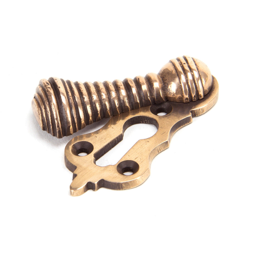 Polished Bronze Beehive Escutcheon | From The Anvil-Escutcheons-Yester Home